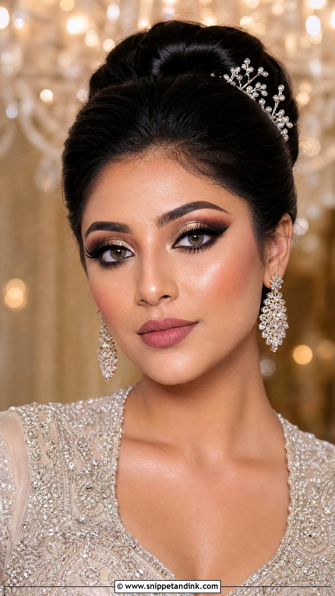 Cut Crease Bridal Makeup For Brown Skin - Snippet and Ink - 20 Bridal Makeup Brown Skin Ideas