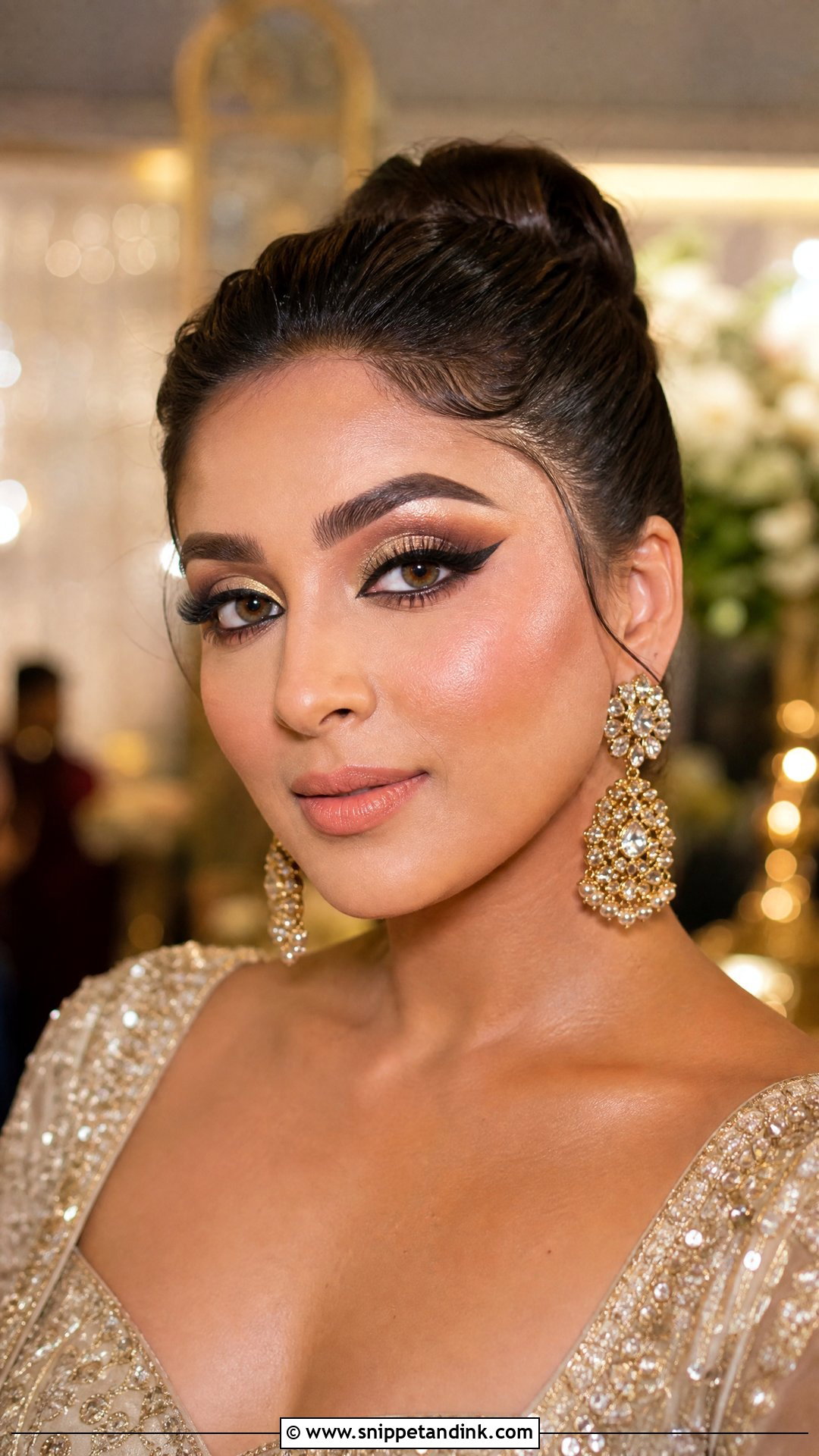 Cut Crease Indian Wedding Eye Makeup - Snippet and Ink - 20 Indian Wedding Eye Makeup Ideas