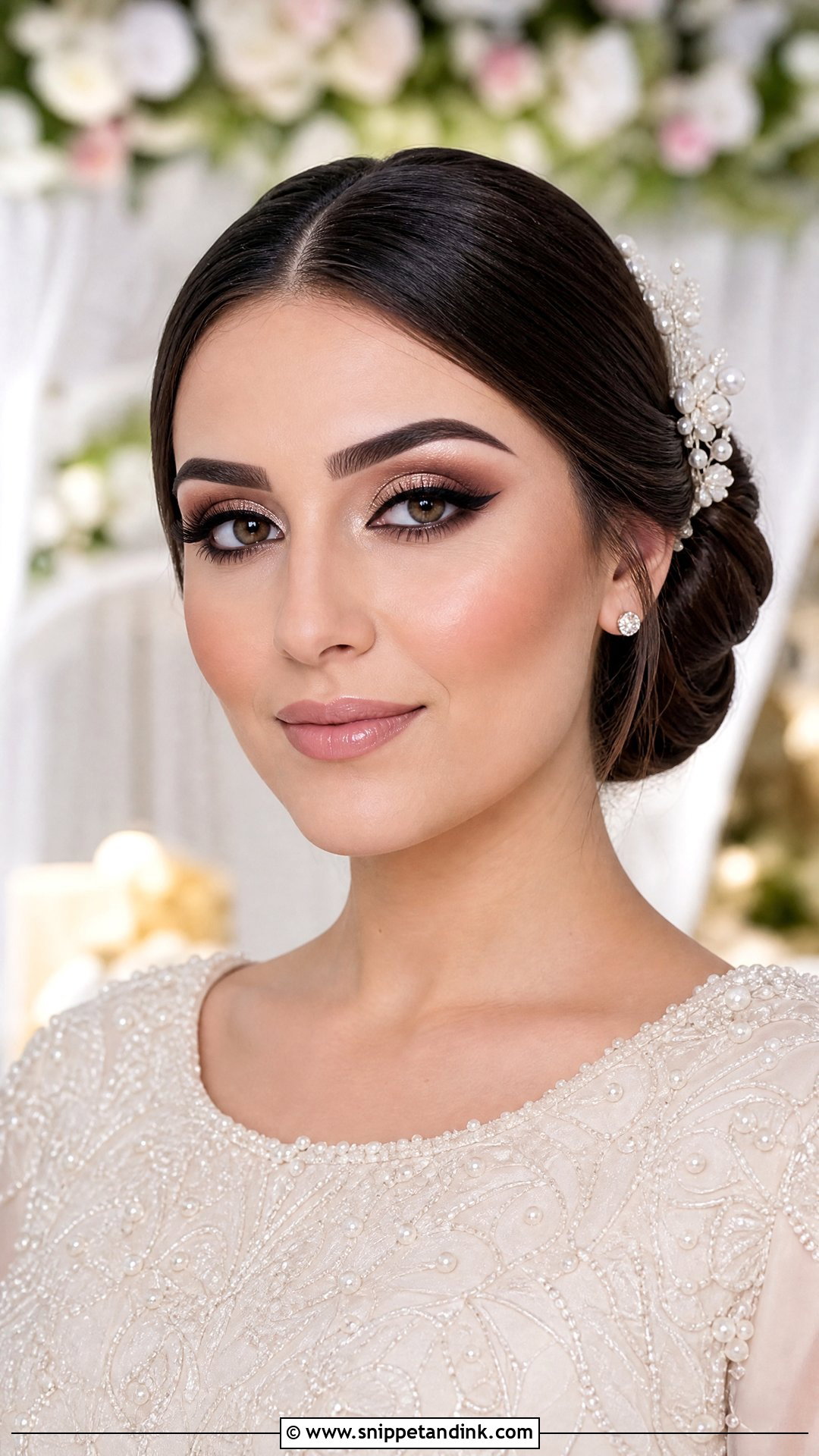 Cut Crease Smokey Eye Bridal Makeup - Snippet and Ink - 20 Smokey Eye Bridal Makeup Ideas
