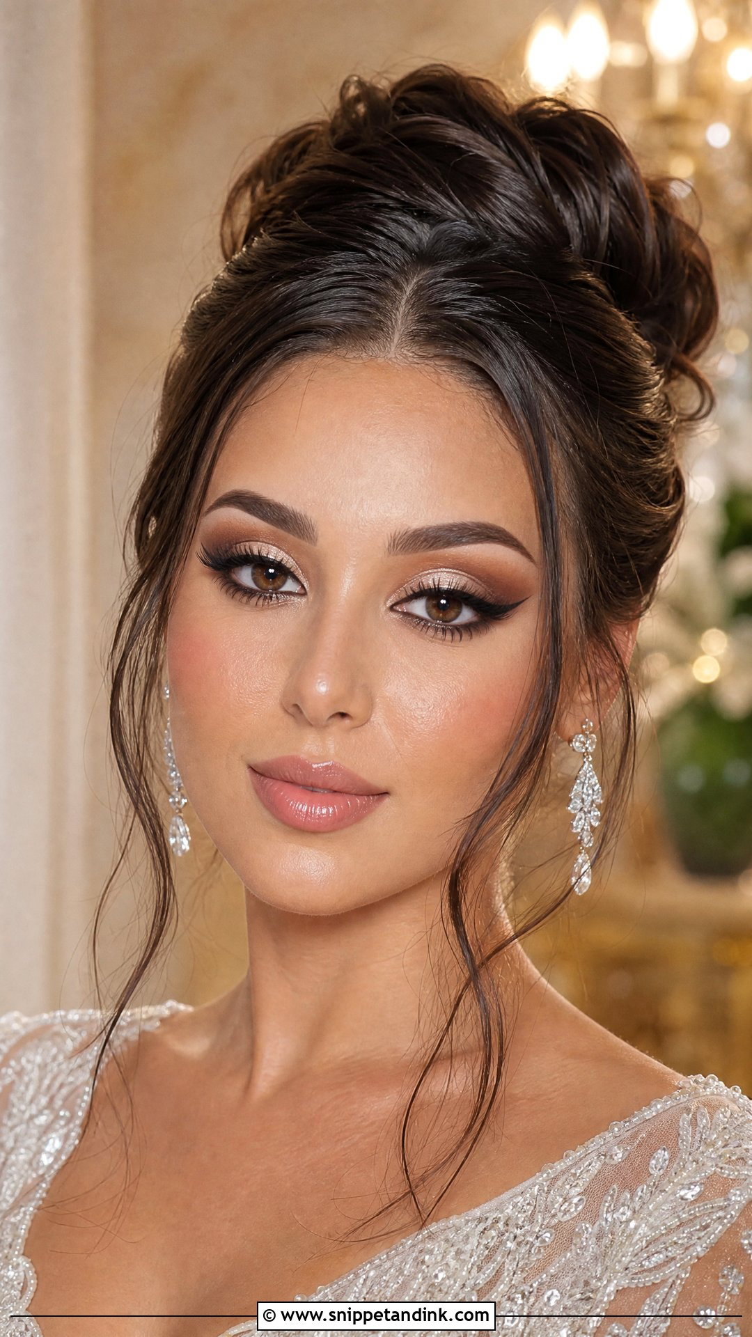 Cut Crease Wedding Eye Makeup for Brown Eyes - Snippet and Ink - 20 Wedding Eye Makeup for Brown Eyes