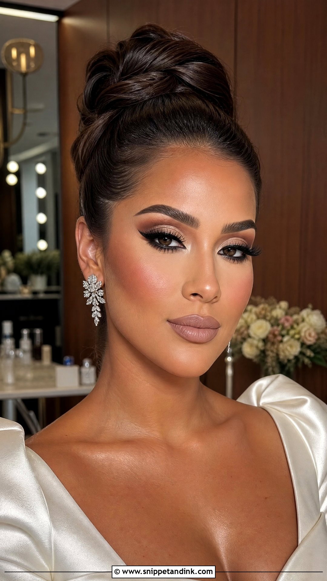 Cut Crease Wedding Makeup - Snippet and Ink - 30 Glam Wedding Makeup Ideas