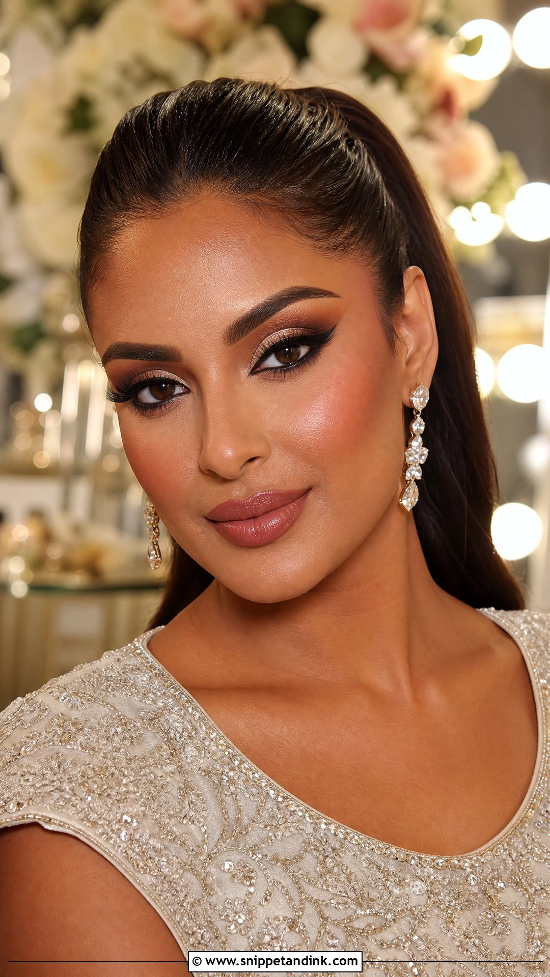 Cut Crease Wedding Makeup For Black Women - Snippet and Ink - 20 Wedding Makeup for Black Women