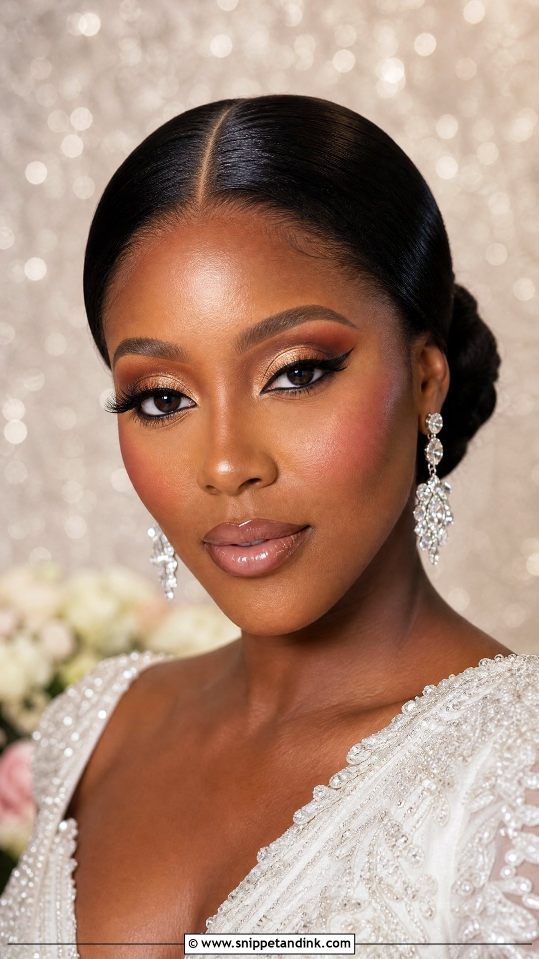 Cut Crease Wedding Makeup For Black Women - Snippet and Ink - 25 Wedding Makeup Black Women