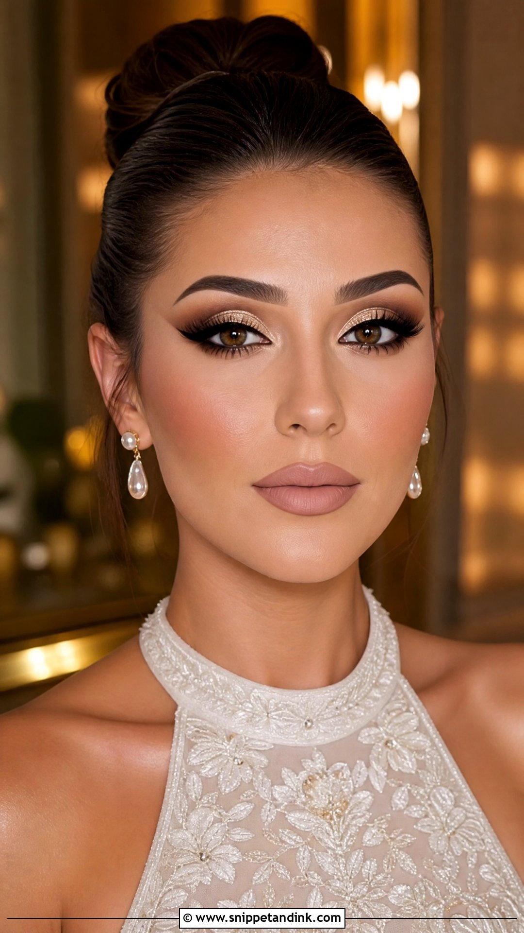 Cut Crease Wedding Makeup For Brown Eyes - Snippet and Ink - 20 Full Glam Wedding Makeup for Brown Eyes
