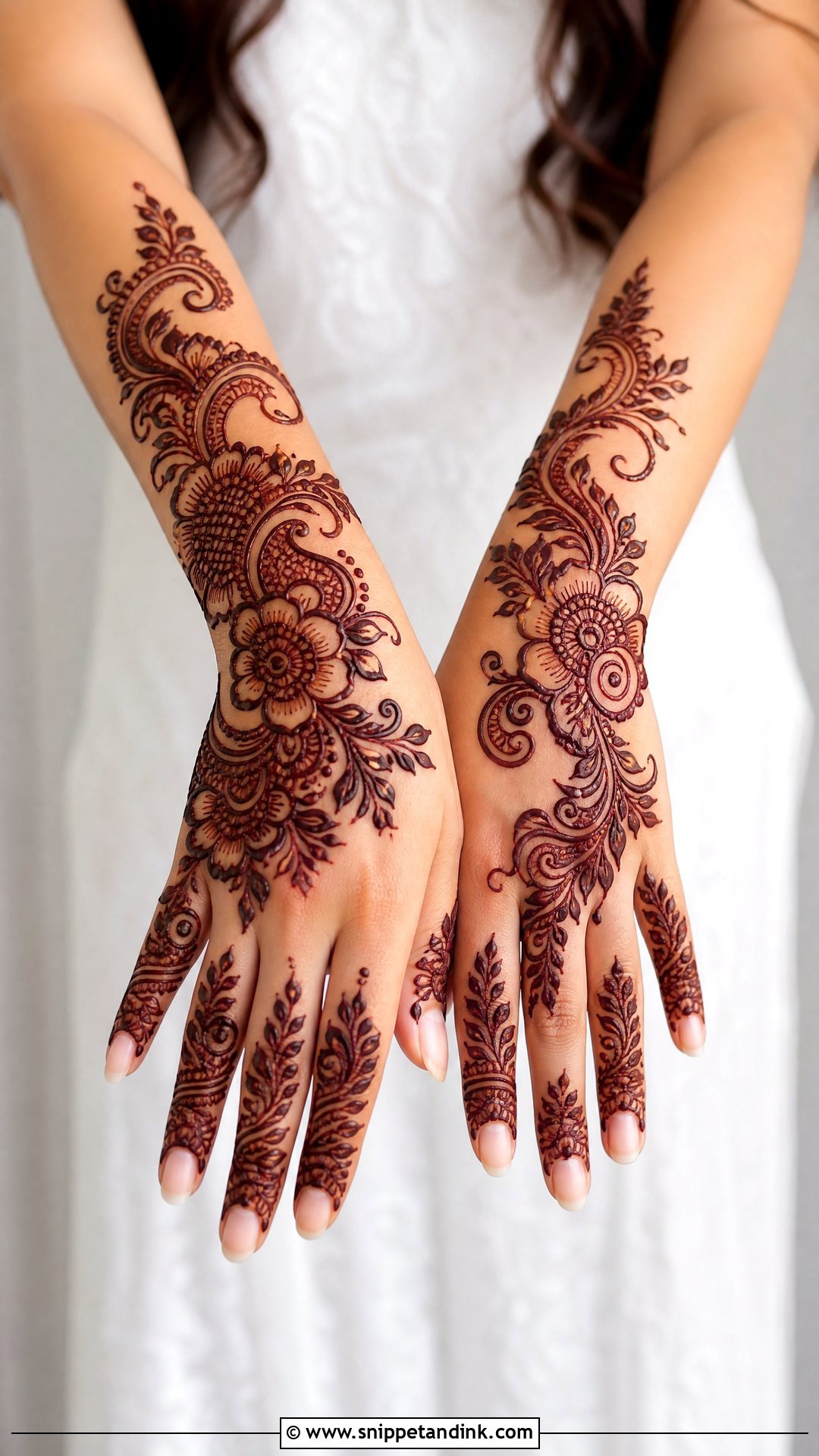 Cut Work Arabic Back Hand Mehndi Design - Snippet and Ink - 30 Cut Work Mehndi Design Ideas