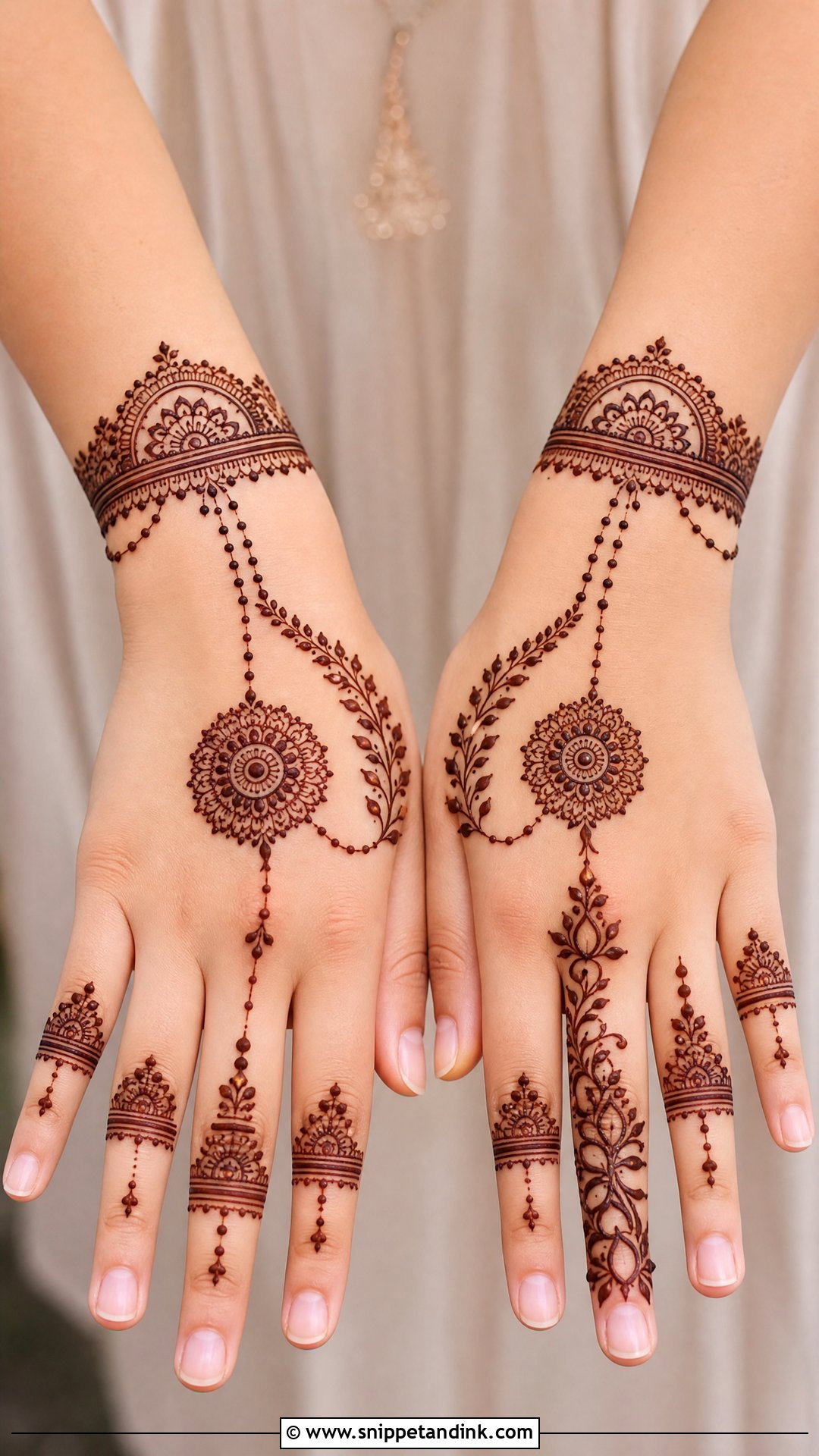 Cut Work Engagement Mehndi Design - Snippet and Ink - 30 Cut Work Mehndi Design Ideas