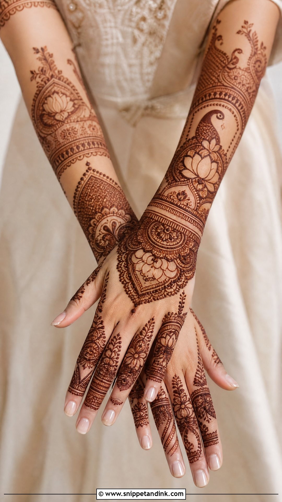 Cut Work Indian Mehndi Design - Snippet and Ink - 30 Cut Work Mehndi Design Ideas