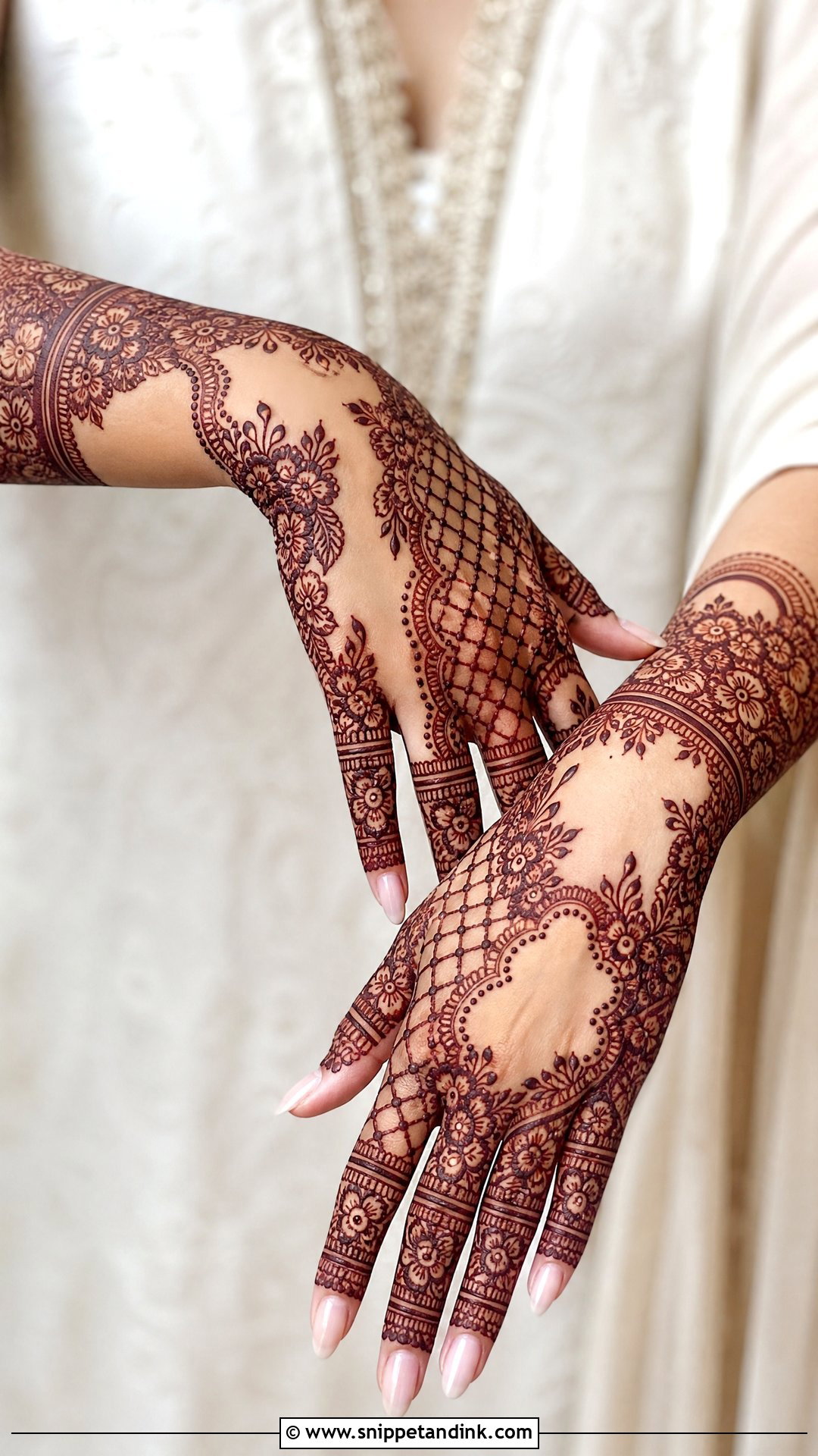 Cut Work Jaali Mehndi Design - Snippet and Ink - 30 Cut Work Mehndi Design Ideas