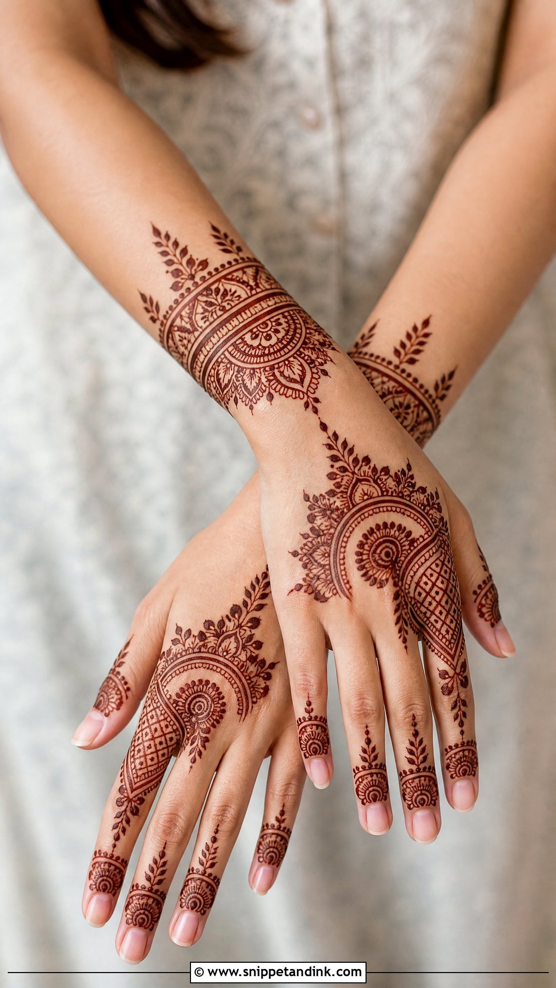 Cut Work Modern Mehndi Design - Snippet and Ink - 30 Cut Work Mehndi Design Ideas