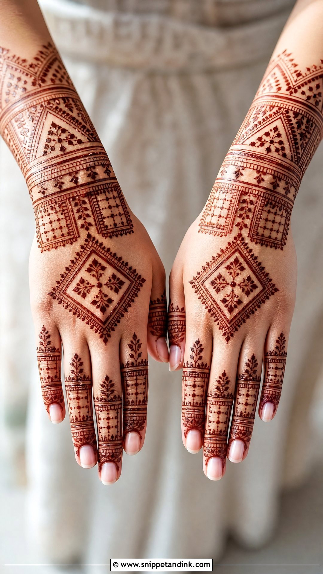 Cut Work Moroccan Mehndi Design - Snippet and Ink - 30 Cut Work Mehndi Design Ideas