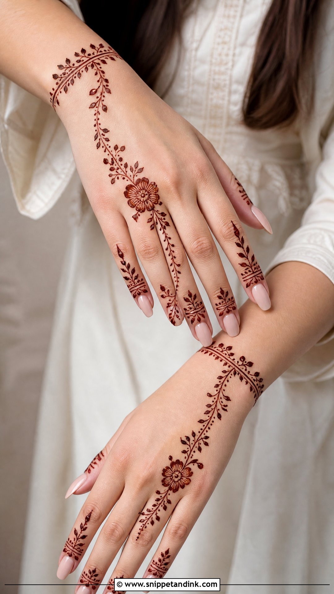 Cut Work Simple Mehndi Design - Snippet and Ink - 30 Cut Work Mehndi Design Ideas