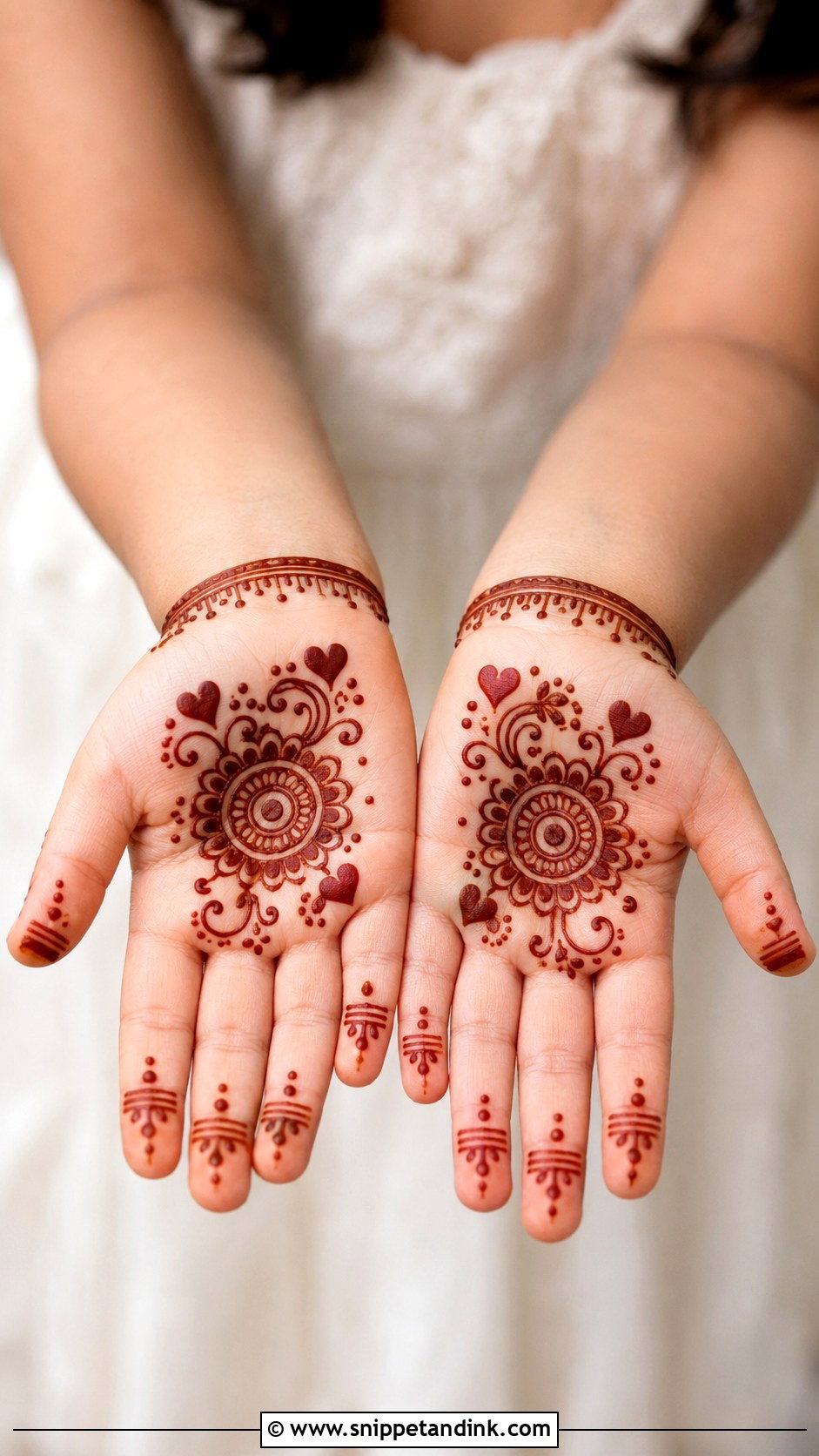 Cute Palm Mehndi for Kids - Snippet and Ink - 35 Mehndi Designs for Kids