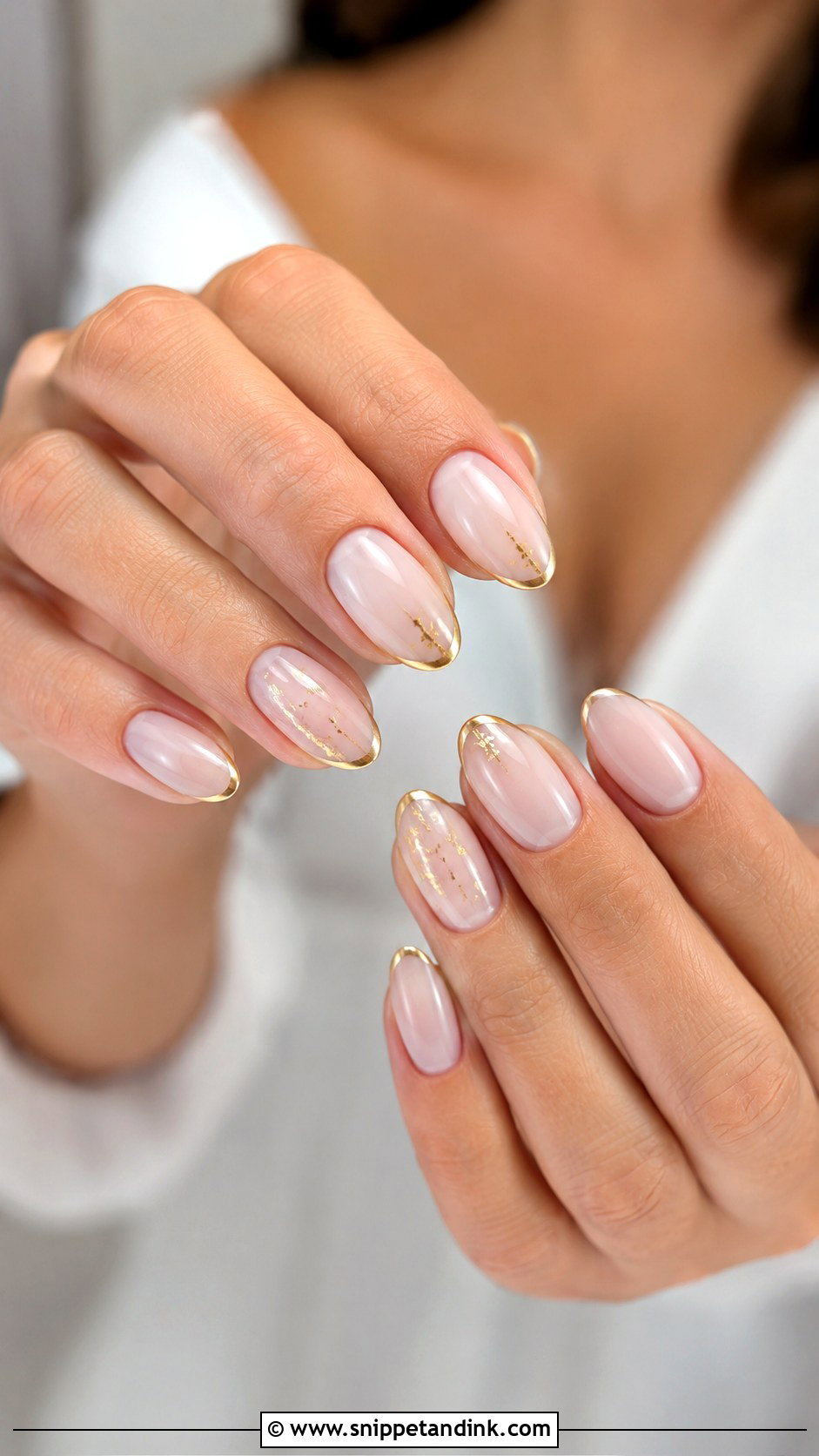 Cute Wedding Gold Nails - Snippet and Ink - 20 Cute Nails for Wedding