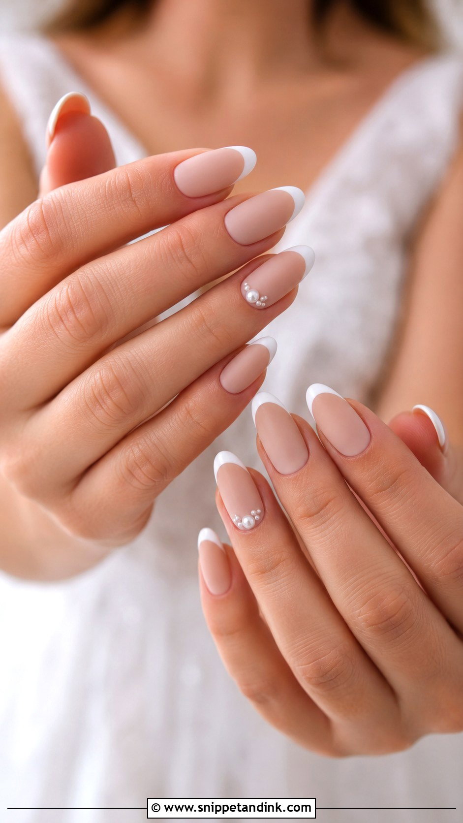 Cute Wedding Matte Nails - Snippet and Ink - 20 Cute Nails for Wedding