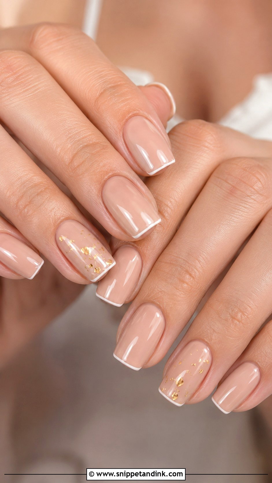 Cute Wedding Nude Nails - Snippet and Ink - 20 Cute Nails for Wedding