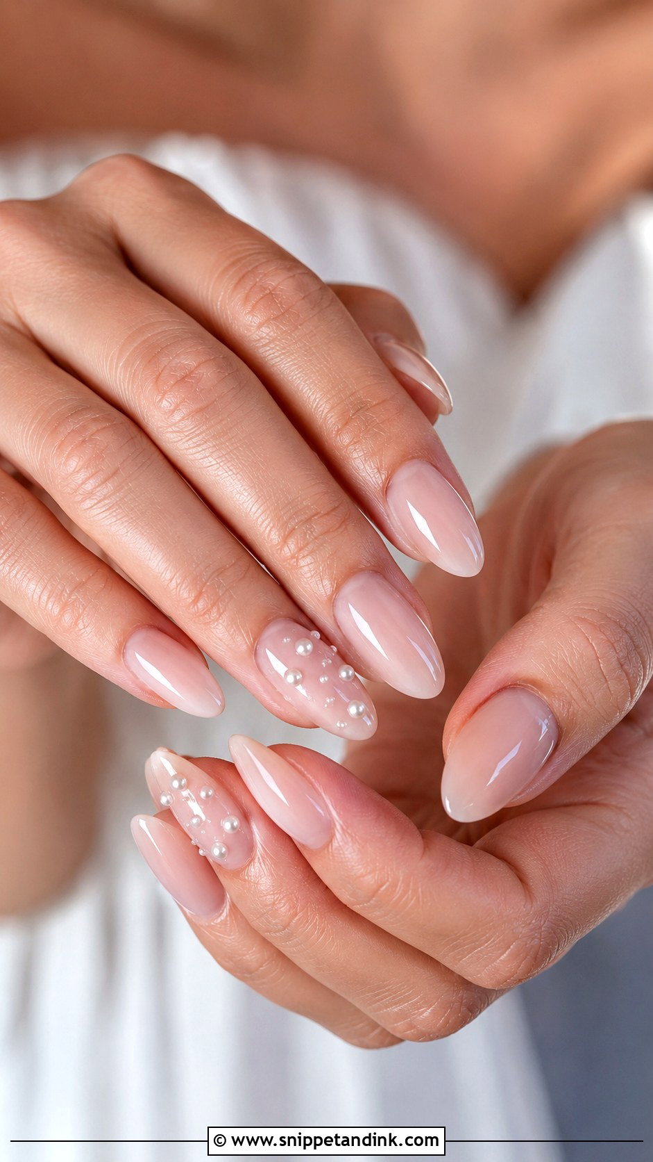 Cute Wedding Pearl Nails - Snippet and Ink - 20 Cute Nails for Wedding