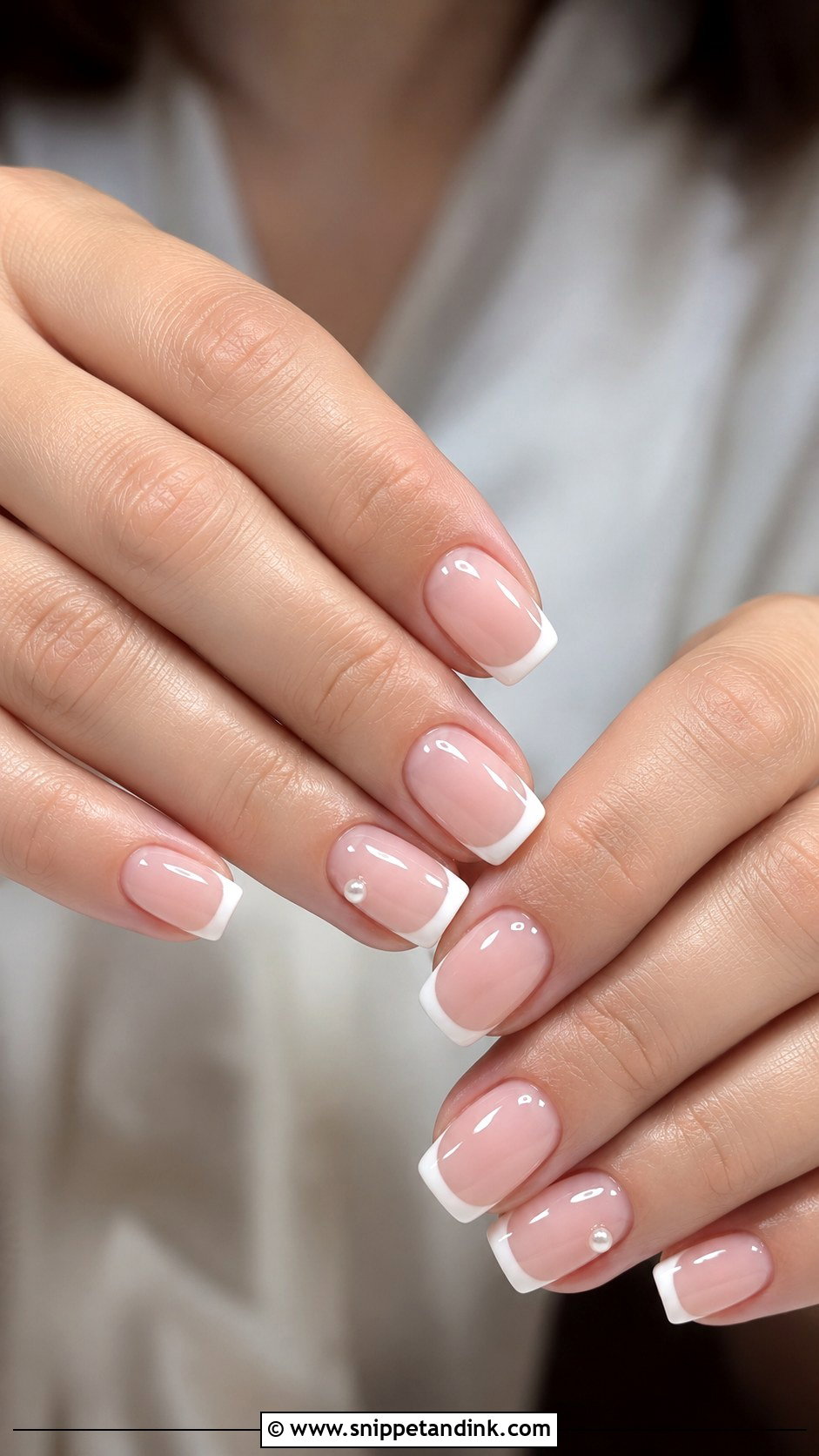 Cute Wedding Square Nails - Snippet and Ink - 20 Cute Nails for Wedding