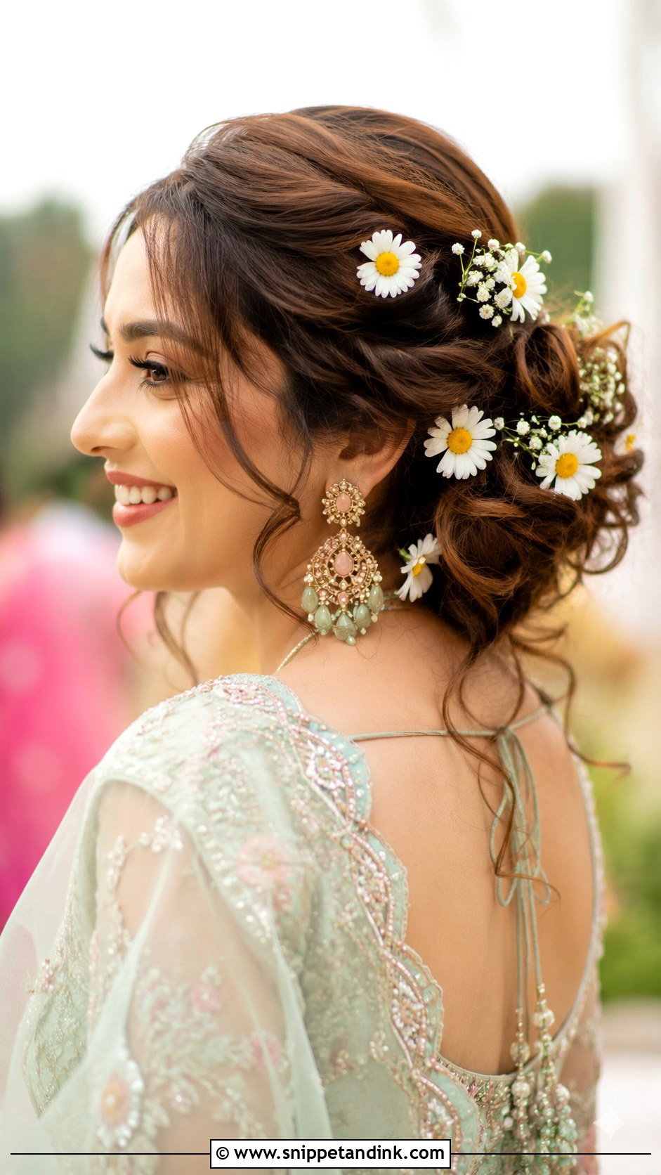 Daisy Flowers for Bridal Hairstyle - Snippet and Ink - 20 Indian Bridal Flowers for Hair