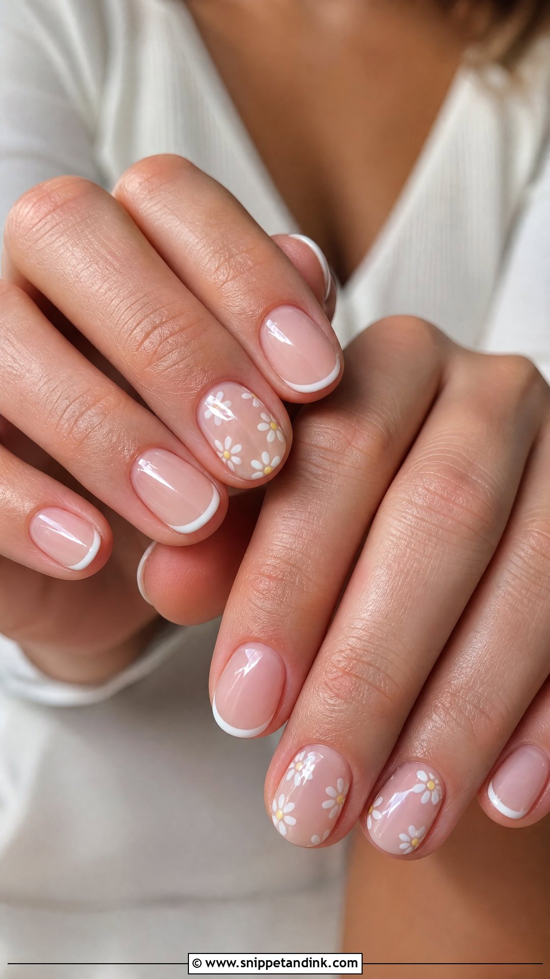 Daisy Wedding Nails - Snippet and Ink - 25 Fun Wedding Nails