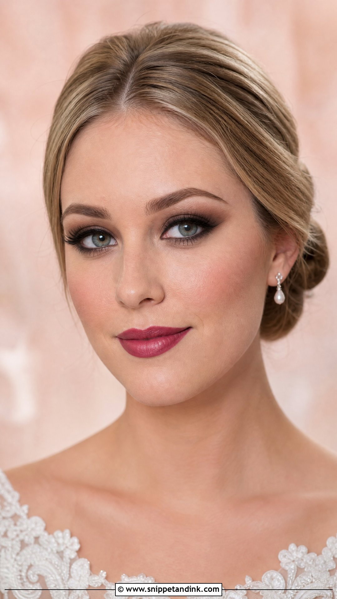 Dark Bridal Makeup With Matte Skin - Snippet and Ink - 20 Dark Bridal Makeup Ideas