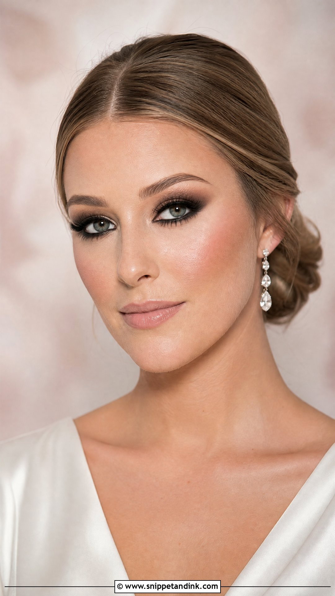 Dark Bridal Smokey Eye Makeup - Snippet and Ink - 20 Dark Bridal Makeup Ideas