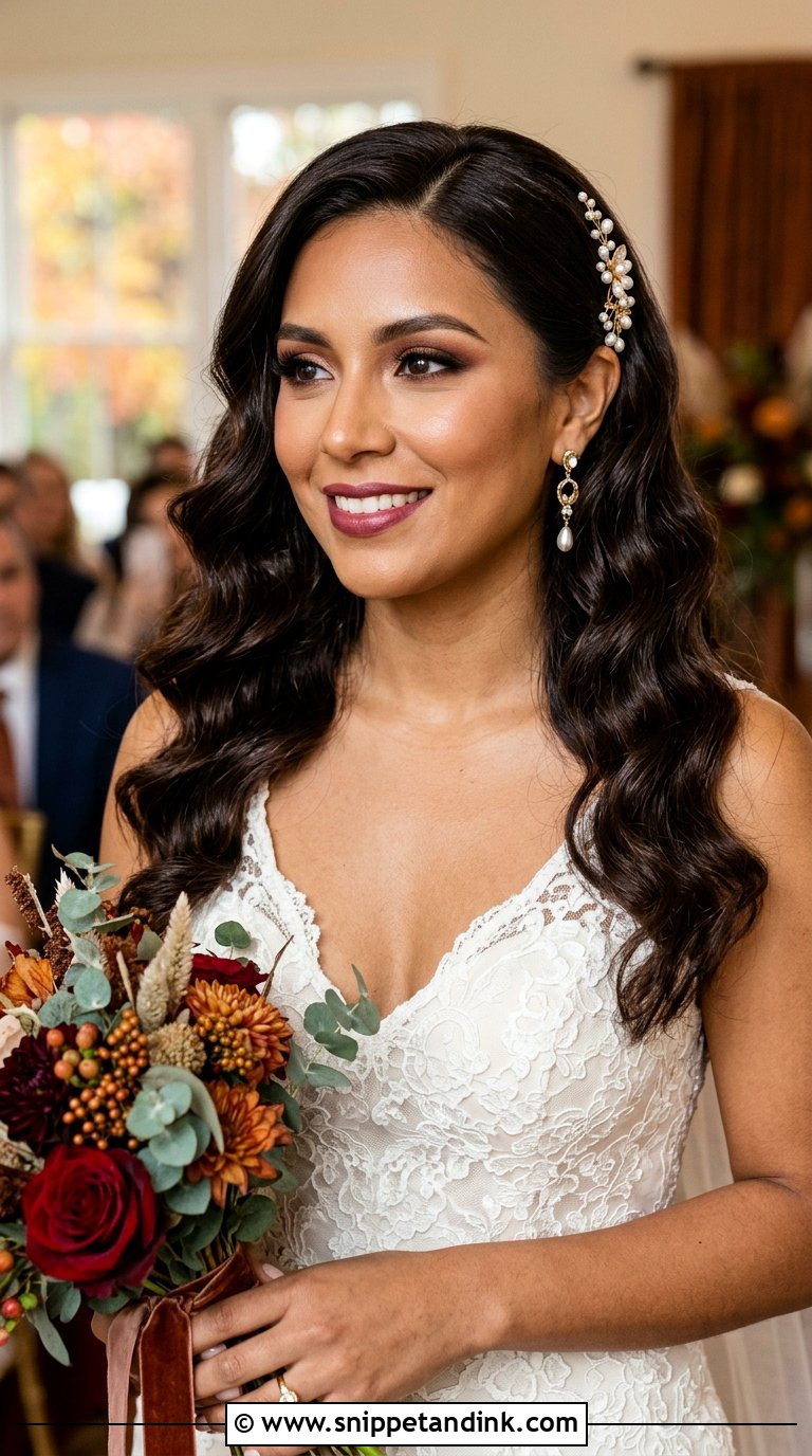 Dark Chocolate Brown Bridal Hair Color - Snippet and Ink - 20 Bridal Hair Color Ideas