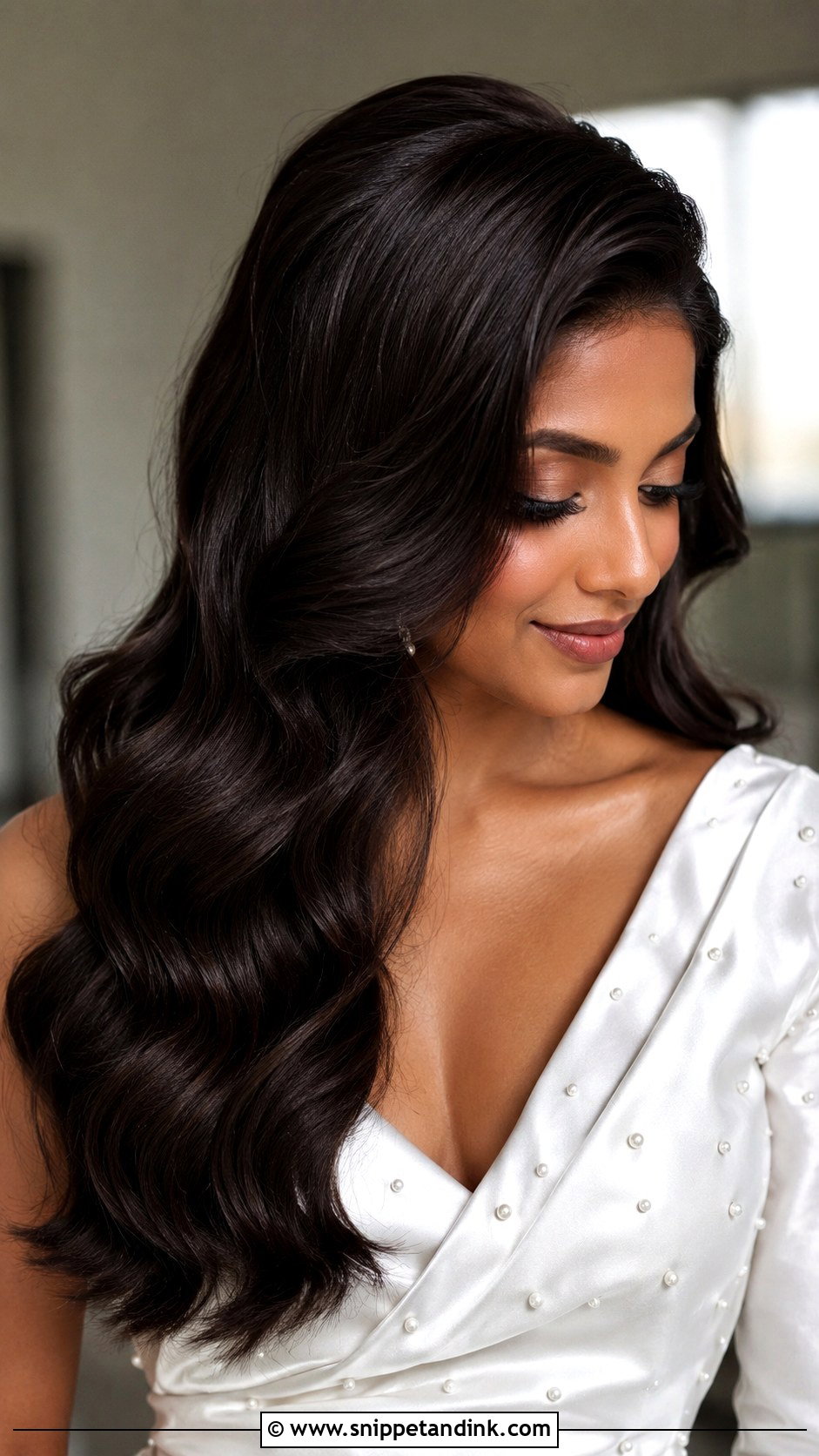 Dark Chocolate Brunette Wedding Hair Color - Snippet and Ink - 20 Wedding Hair Color Ideas