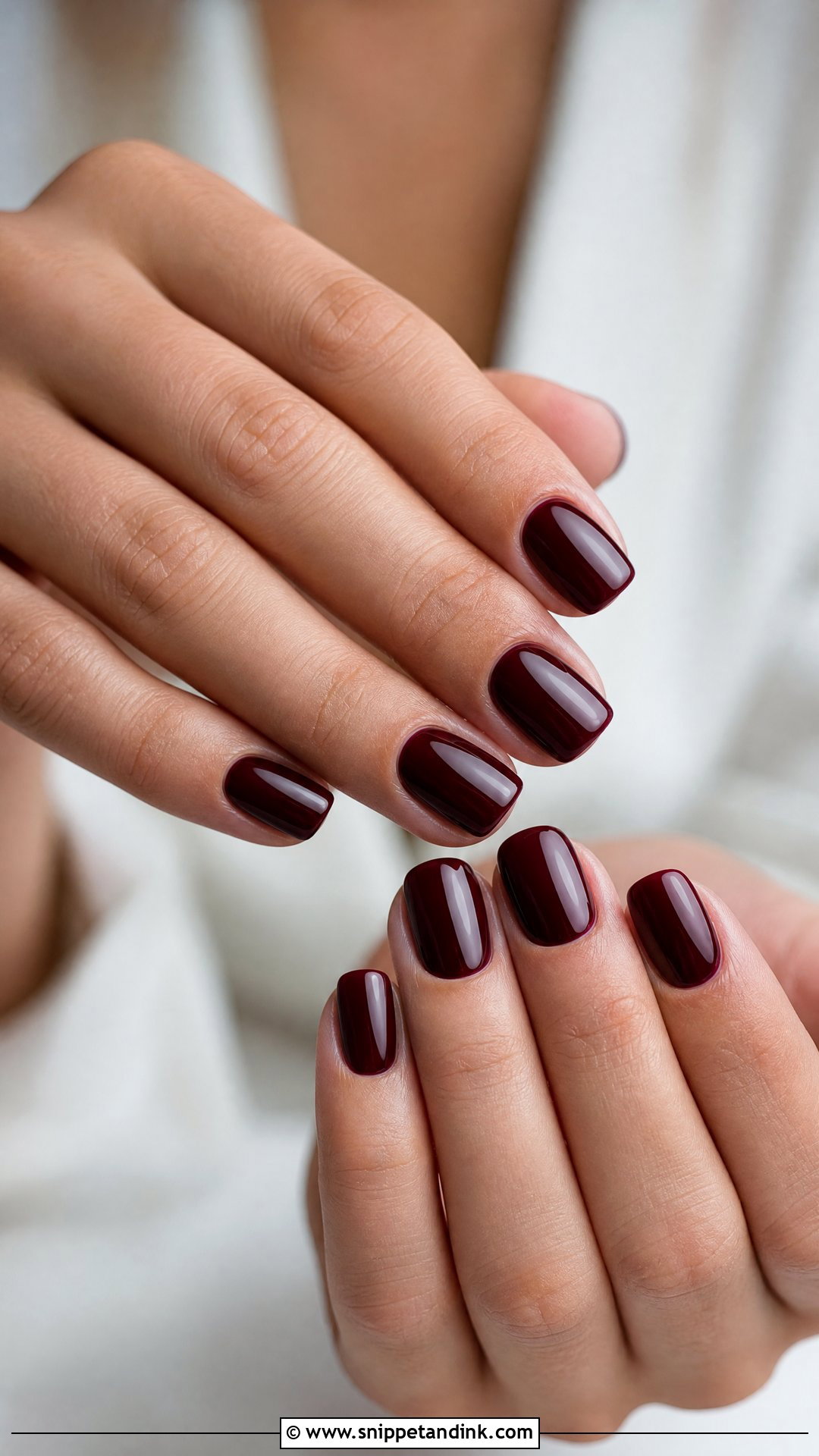 Dark Red Bridal Nails - Snippet and Ink - 25 Red Bridal Wedding Nails
