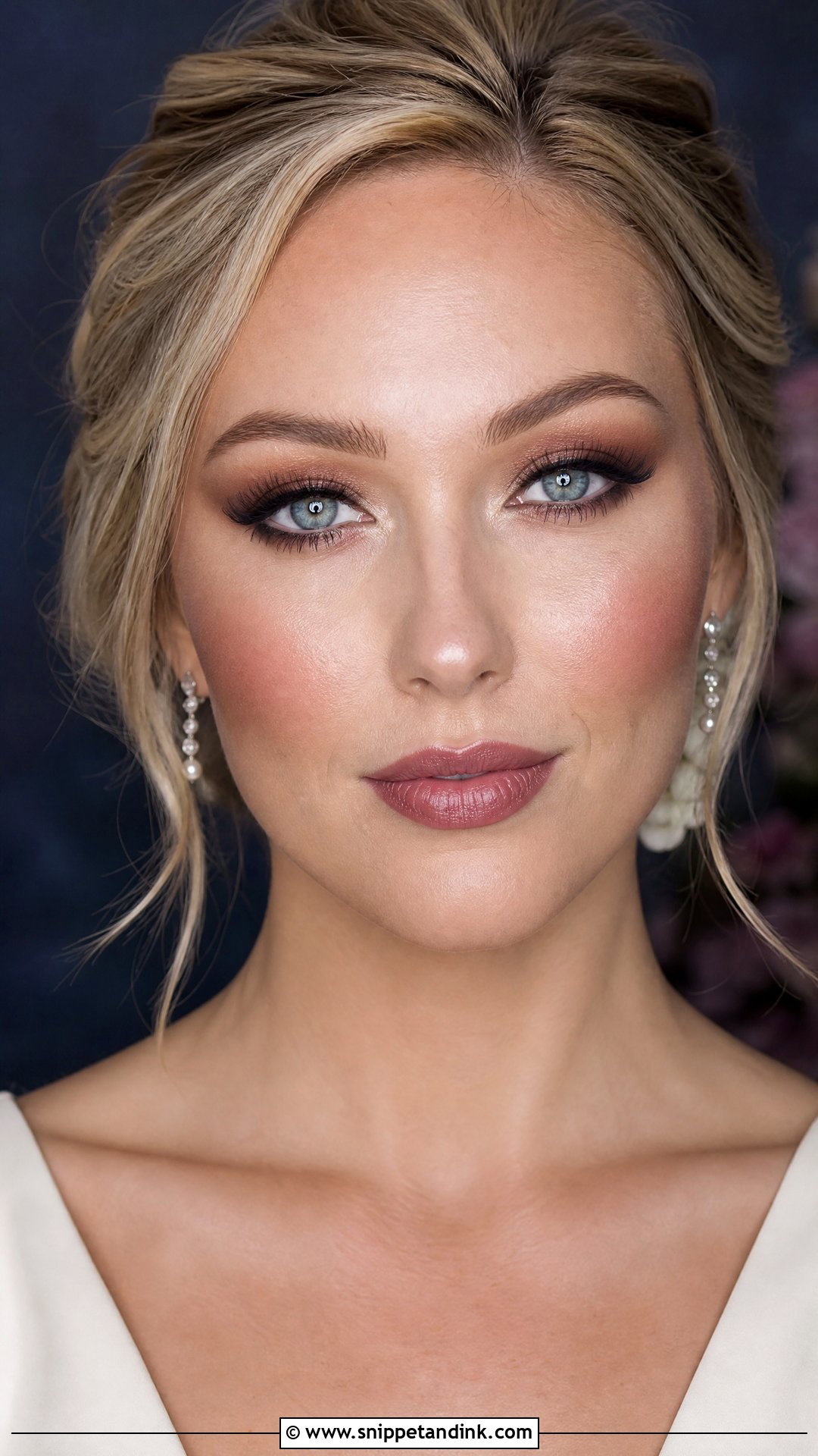 Dark Wedding Makeup For Blue Eyes - Snippet and Ink - 20 Dark Wedding Makeup Brides
