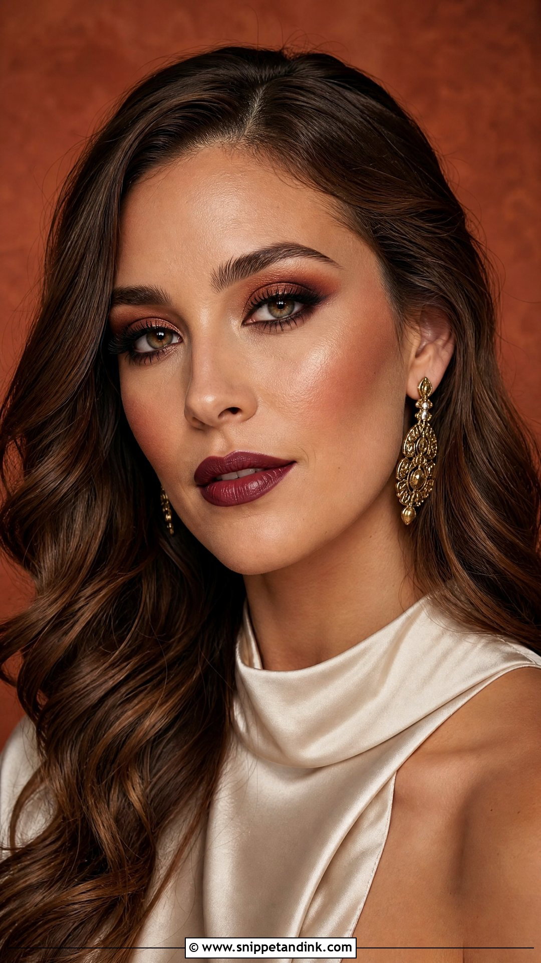 Dark Wedding Makeup For Fall Bride - Snippet and Ink - 20 Dark Wedding Makeup Brides