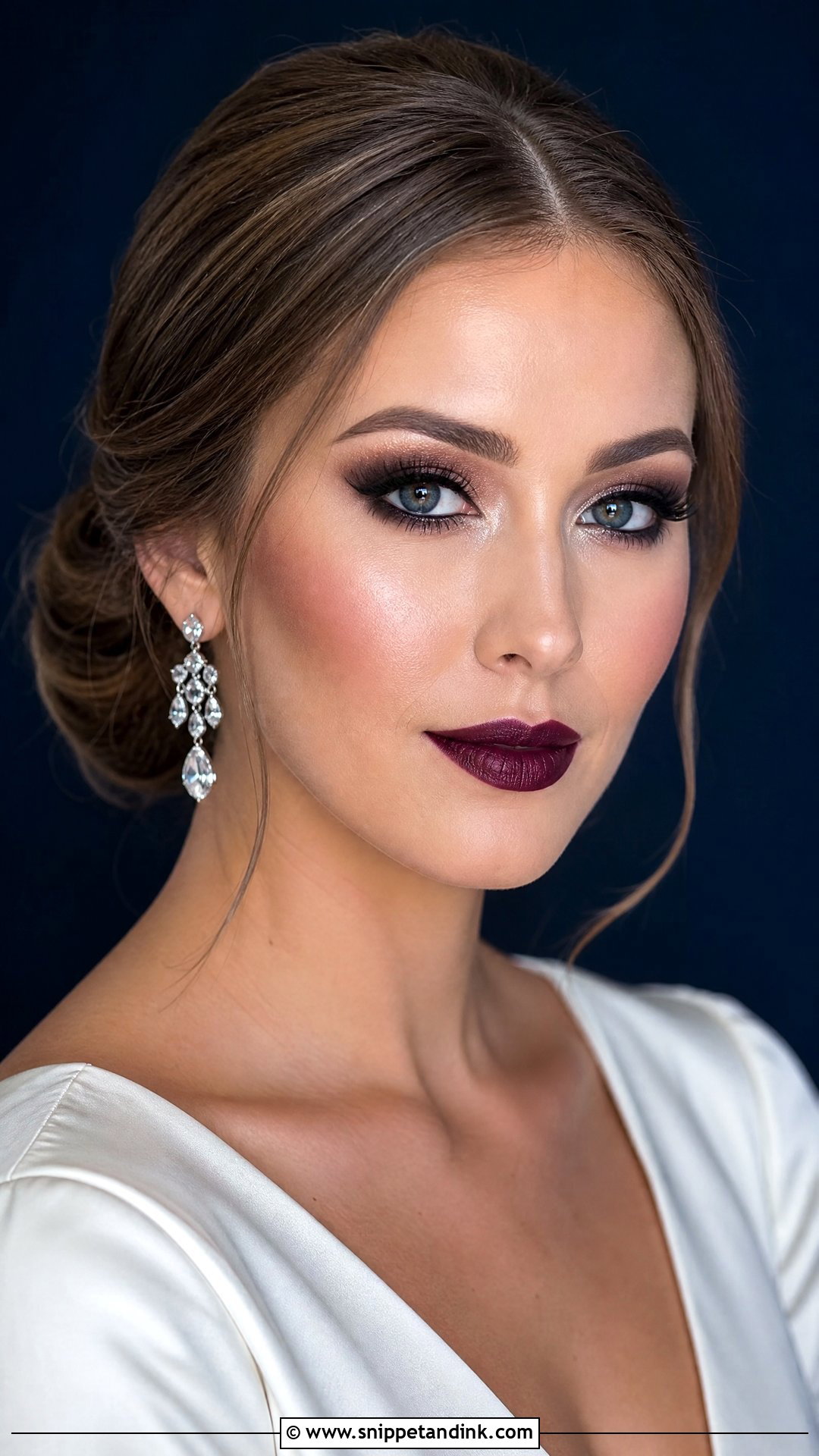 Dark Wedding Makeup For Winter Bride - Snippet and Ink - 20 Dark Wedding Makeup Brides
