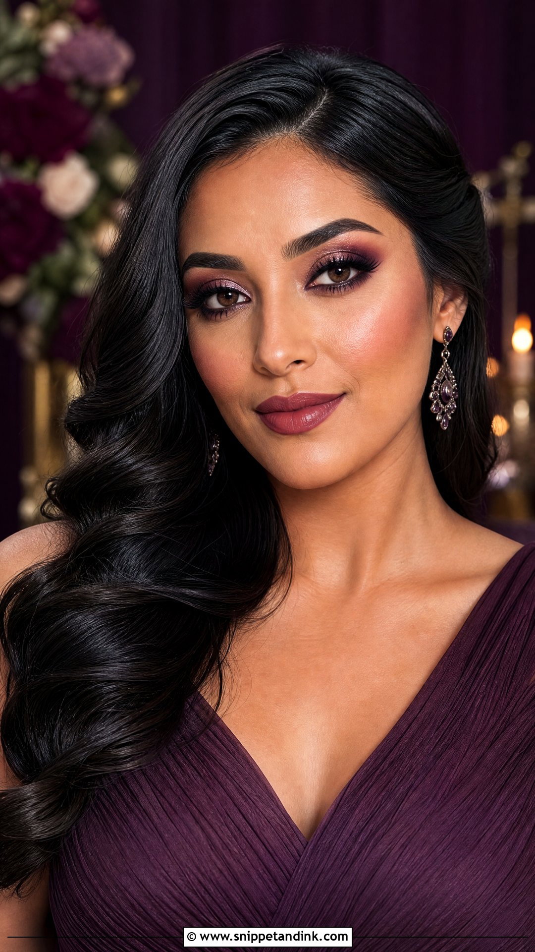 Dark Wedding Makeup With Halo Eye - Snippet and Ink - 25 Dark Wedding Makeup Ideas