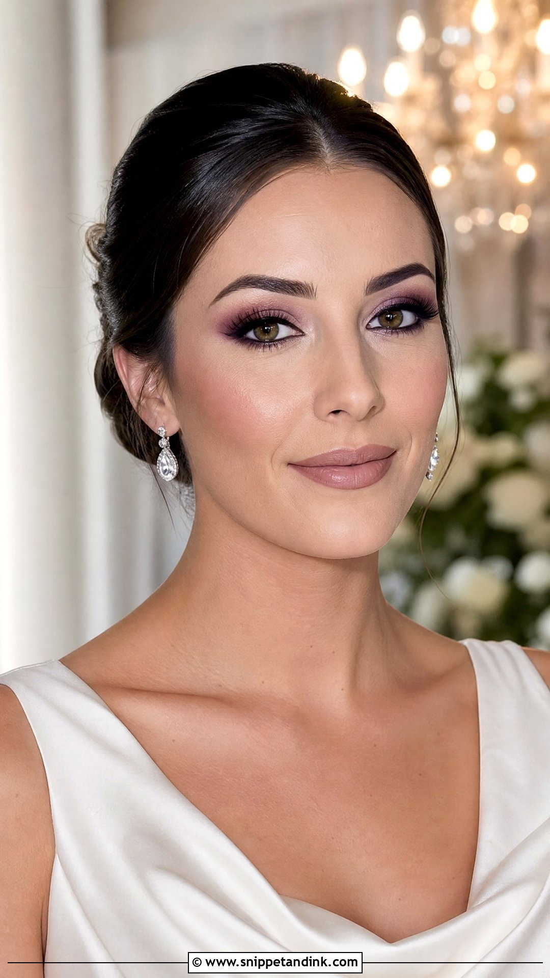 Deep Purple Bridal Makeup - Snippet and Ink - 20 Purple Bridal Makeup Ideas