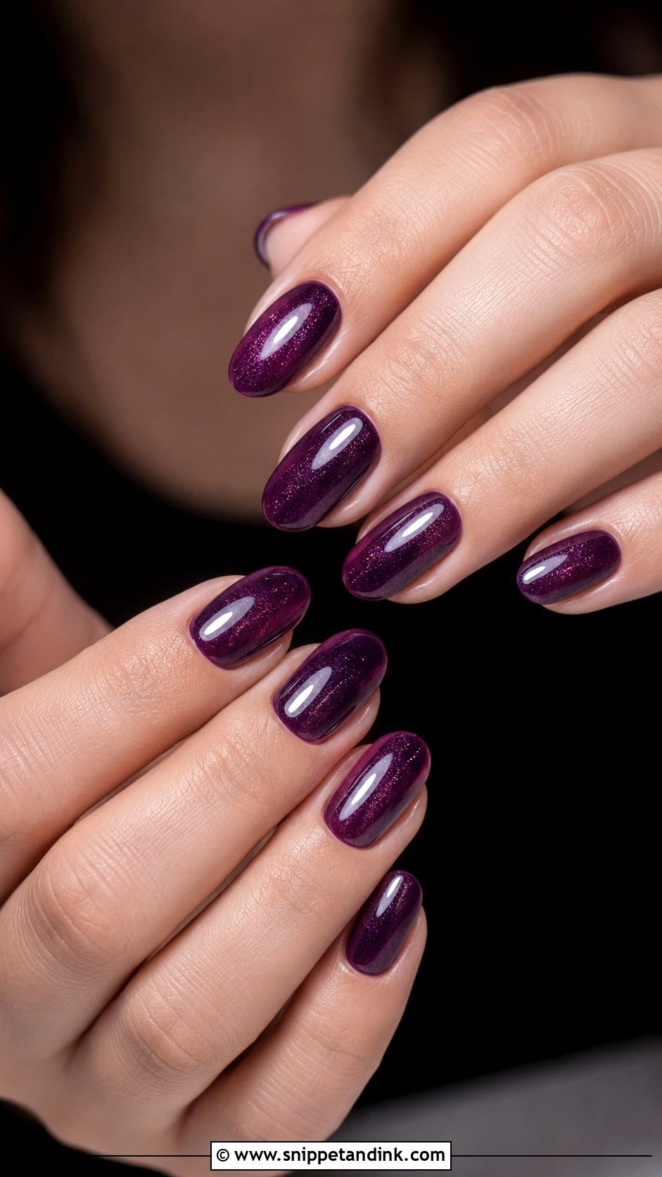 Deep Purple Bridal Nails - Snippet and Ink - 20 Purple Bridal Nails