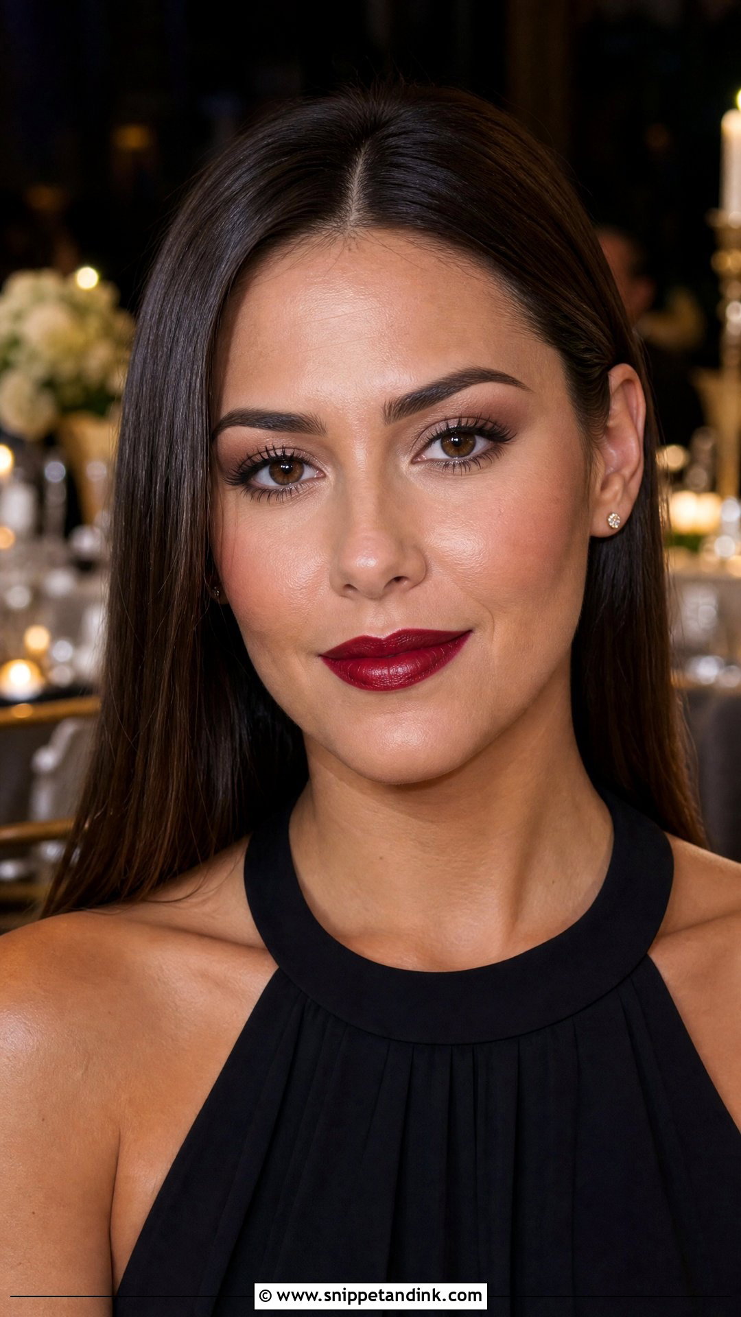 Deep Red Lip Wedding Guest Makeup - Snippet and Ink - 20 Wedding Guest Makeup Red Lips