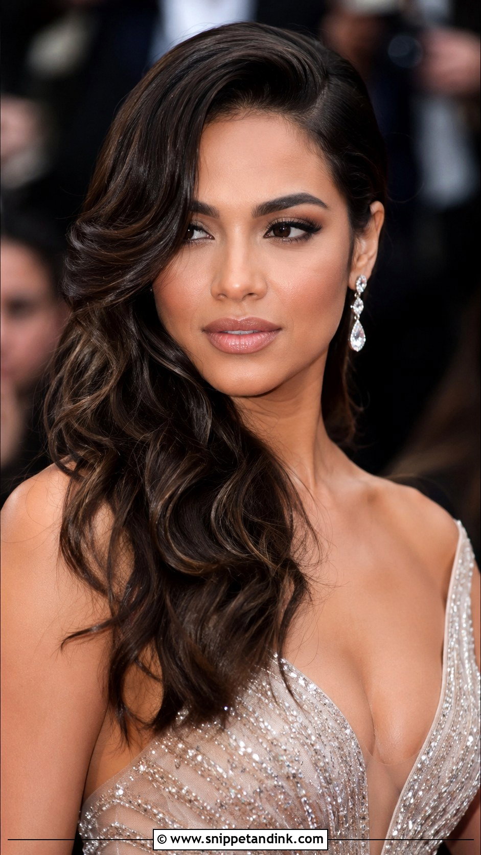 Deep Side Part With Waves - Snippet and Ink - 30 Hair Looks for Wedding Guest