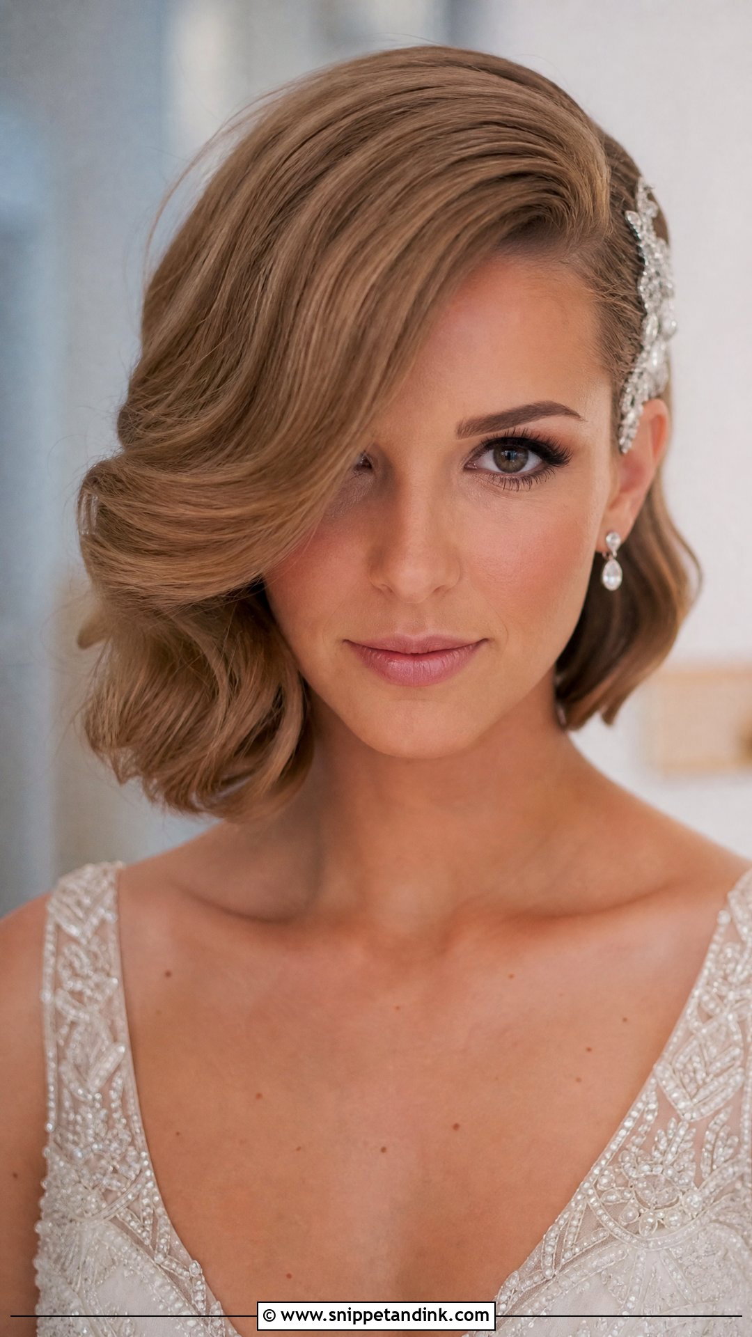 Deep Side Swept Bob - Snippet and Ink - 20 Formal Bob Hairstyles Wedding