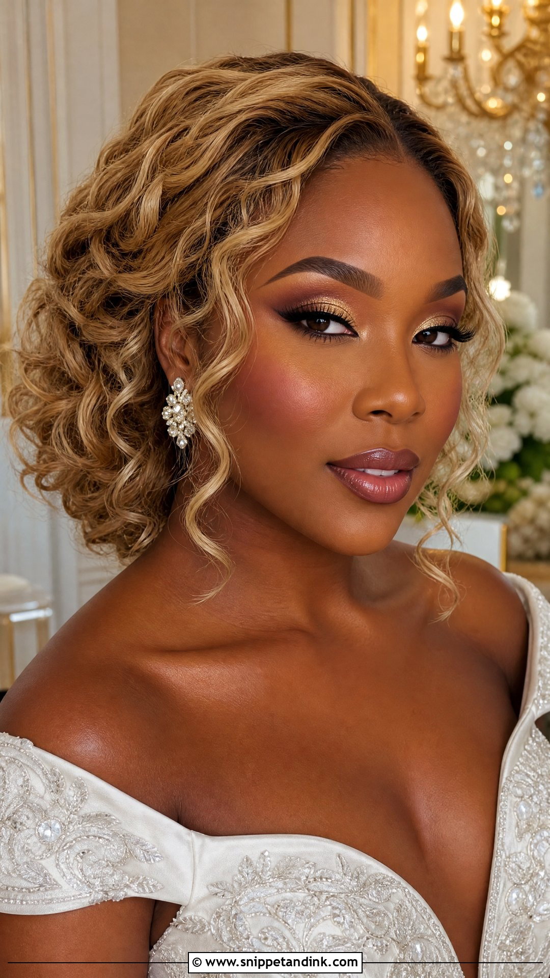 Deep Skin Bridal Makeup For Blondes - Snippet and Ink - 30 Bridal Makeup for Blondes