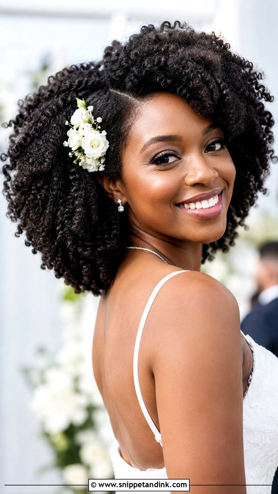 Defined Wash and Go Down Style - Snippet and Ink - 20 4c Bridal Hairstyles