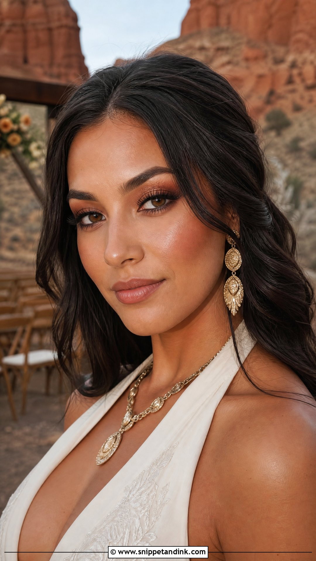 Desert Western Wedding Makeup - Snippet and Ink - 20 Western Wedding Makeup Ideas