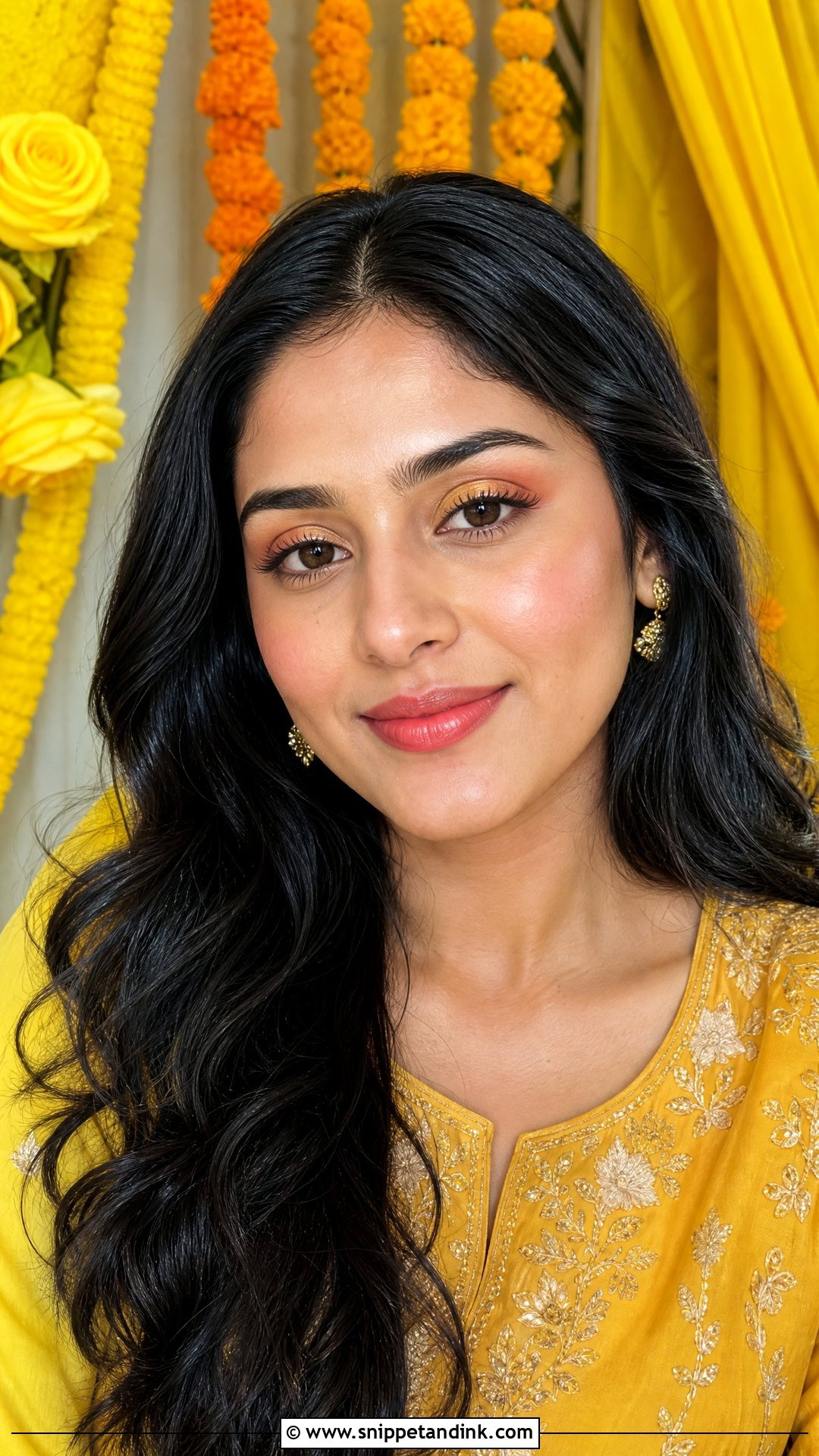 Desi Haldi Makeup - Snippet and Ink - 20 Desi Wedding Makeup Looks
