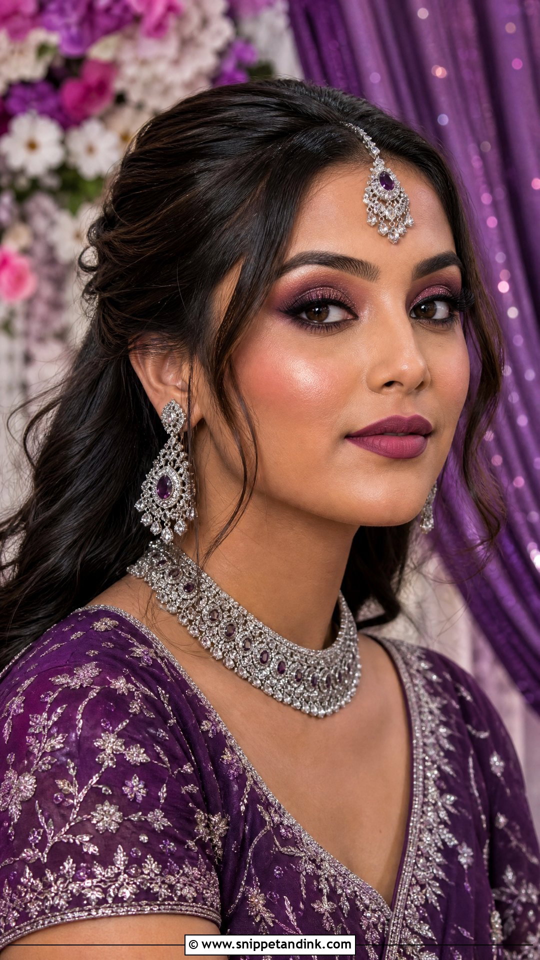 Desi Plum Makeup - Snippet and Ink - 20 Desi Wedding Makeup Looks