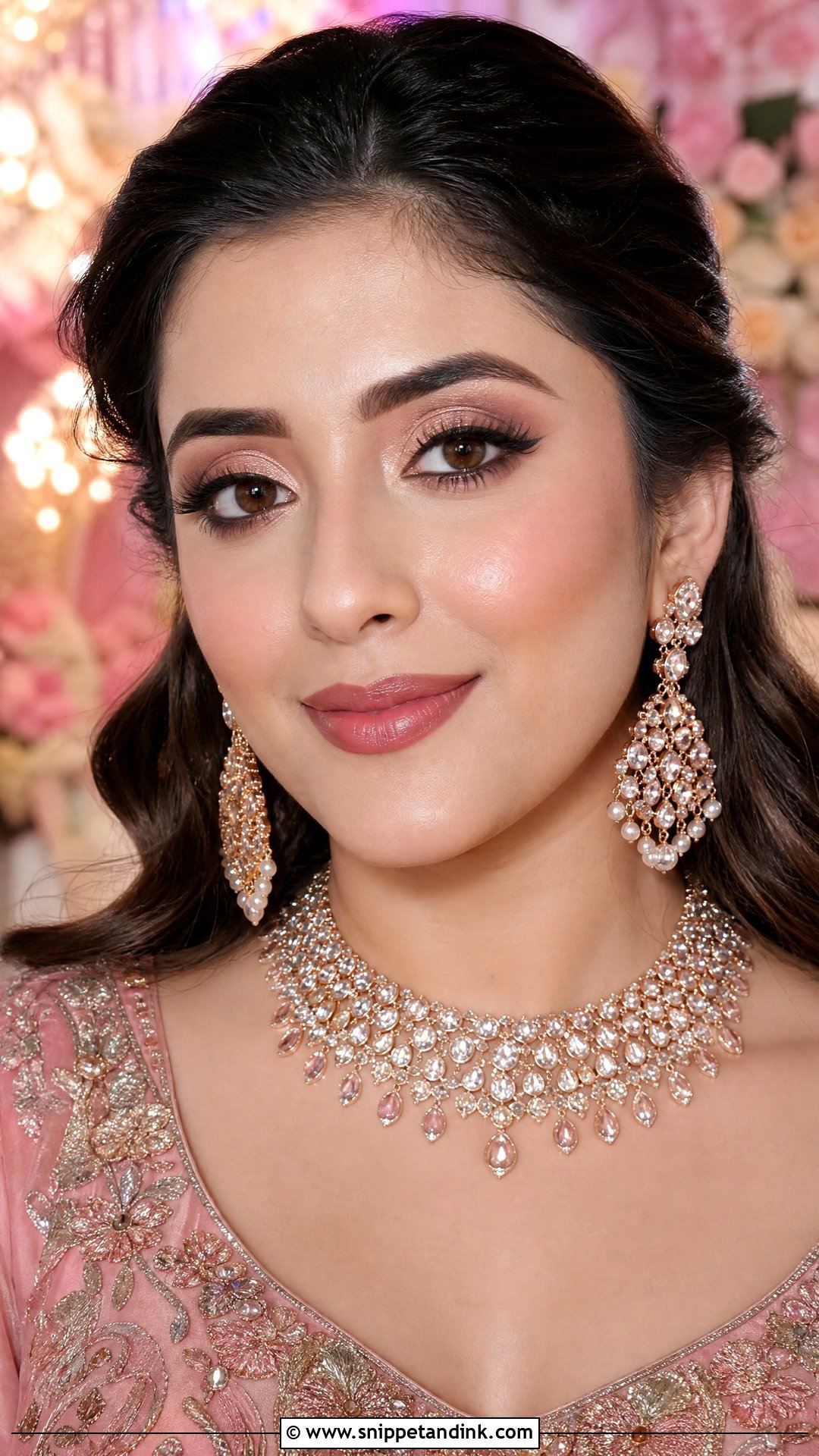 Desi Rose Gold Makeup - Snippet and Ink - 20 Desi Wedding Makeup Looks