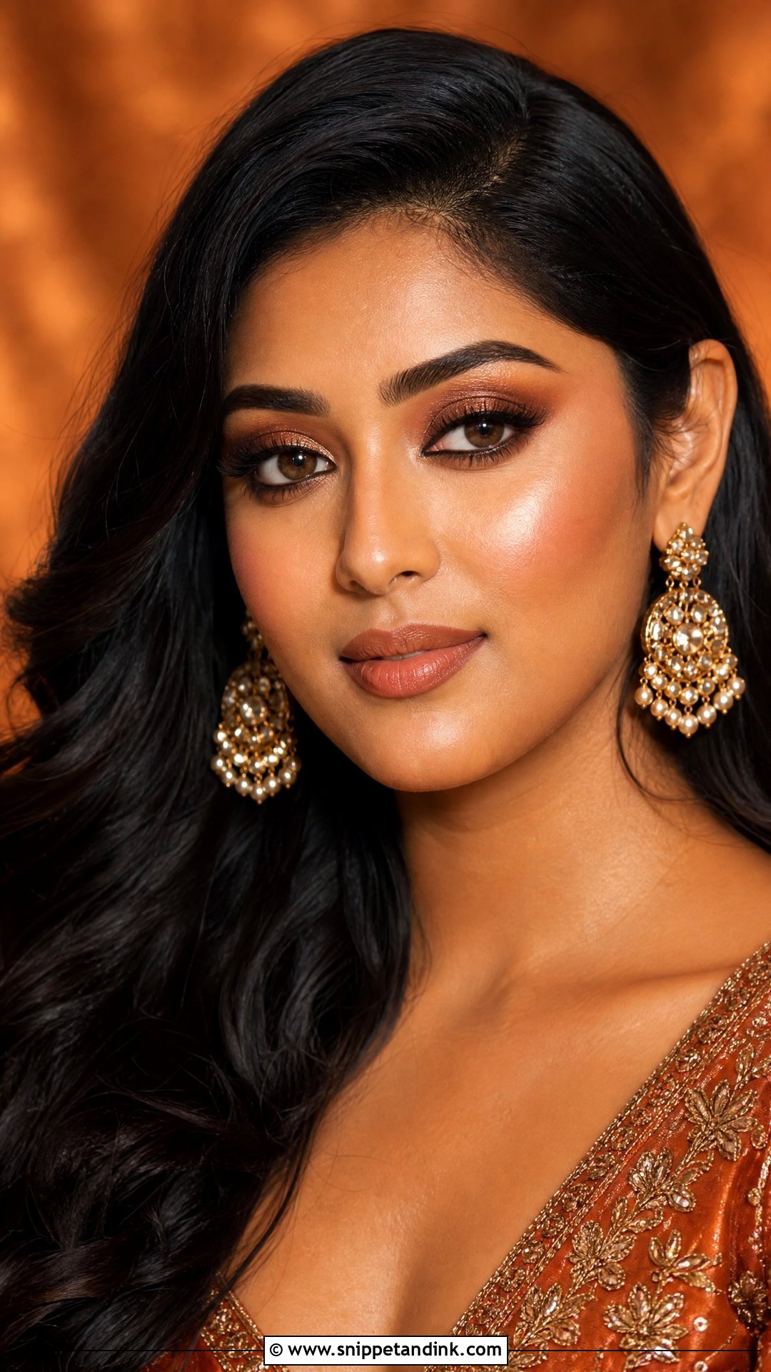 Desi Wedding Bronze Makeup - Snippet and Ink - 25 Desi Wedding Makeup Ideas
