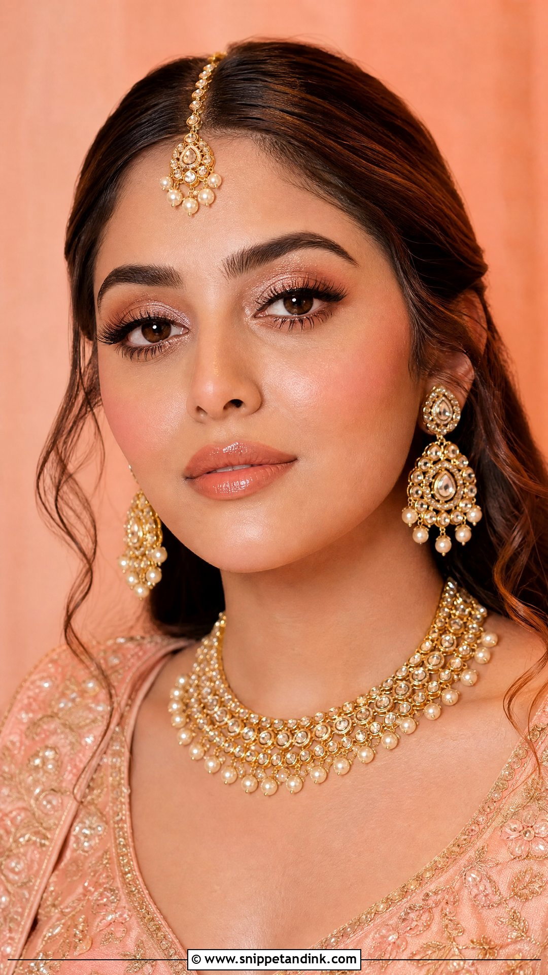Desi Wedding Dewy Bridal Makeup - Snippet and Ink - 25 Desi Wedding Makeup Ideas