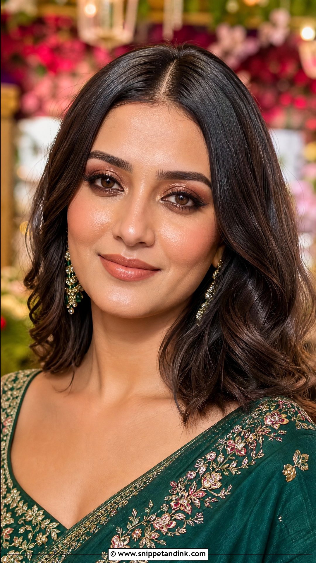 Desi Wedding Guest Bronze Makeup - Snippet and Ink - 20 Desi Wedding Makeup Looks