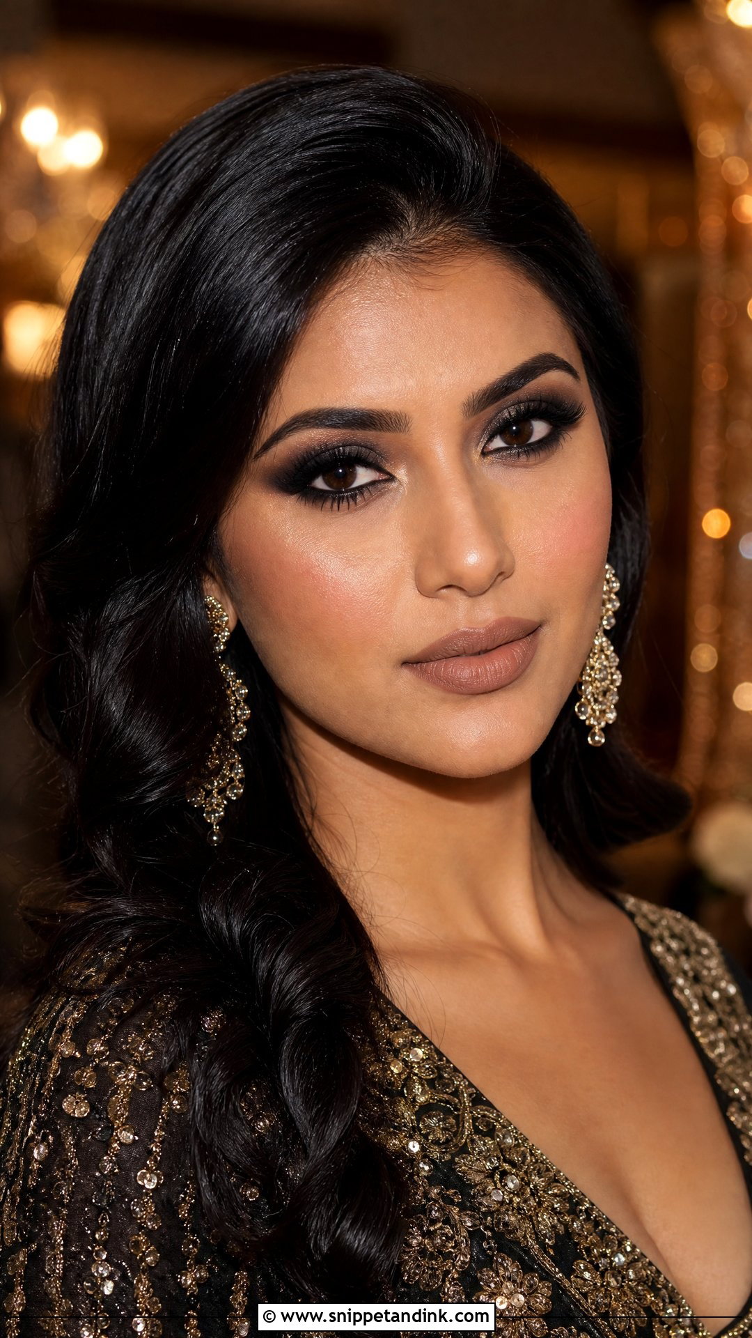 Desi Wedding Smokey Eye Makeup - Snippet and Ink - 25 Desi Wedding Makeup Ideas