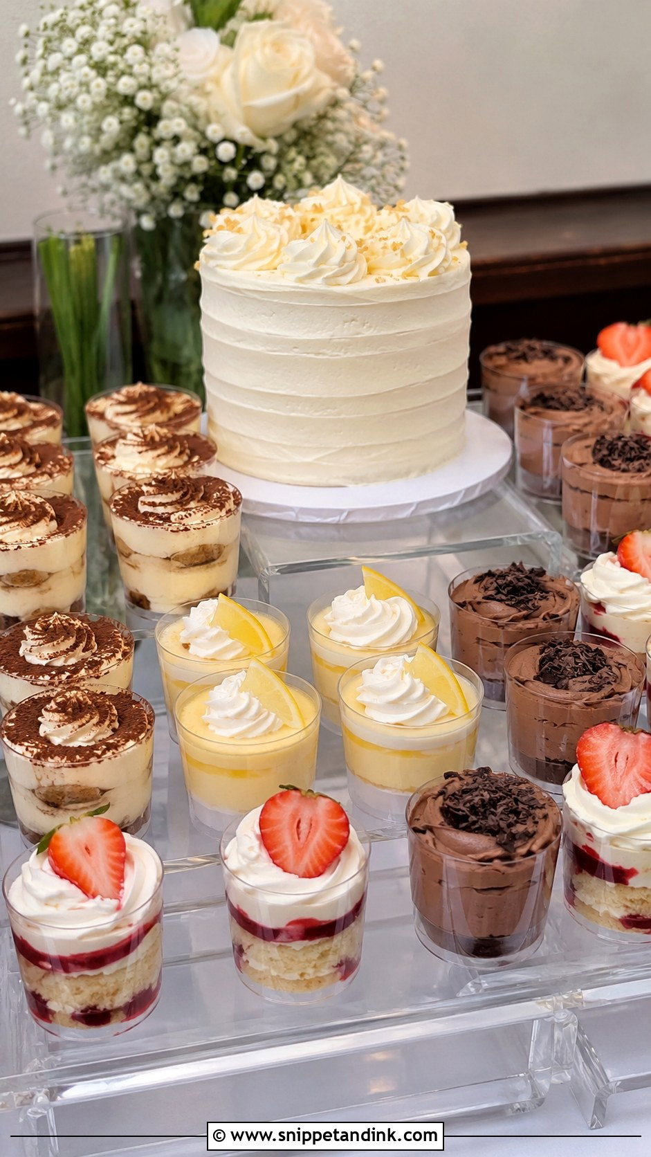 Dessert Shooter Wedding Table - Snippet and Ink - 20 Assorted Wedding Dessert Table Ideas