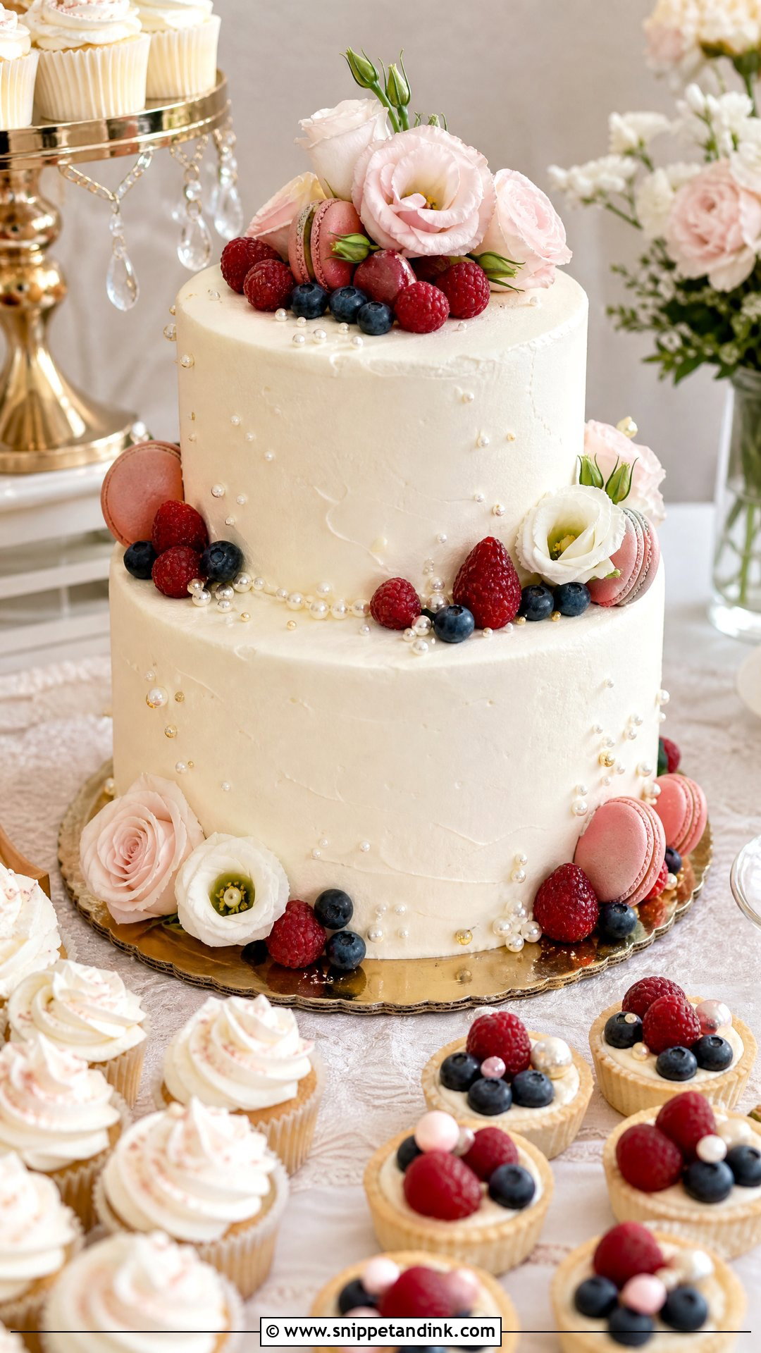 Dessert Table Wedding Cake - Snippet and Ink - 25 Unique Wedding Cakes