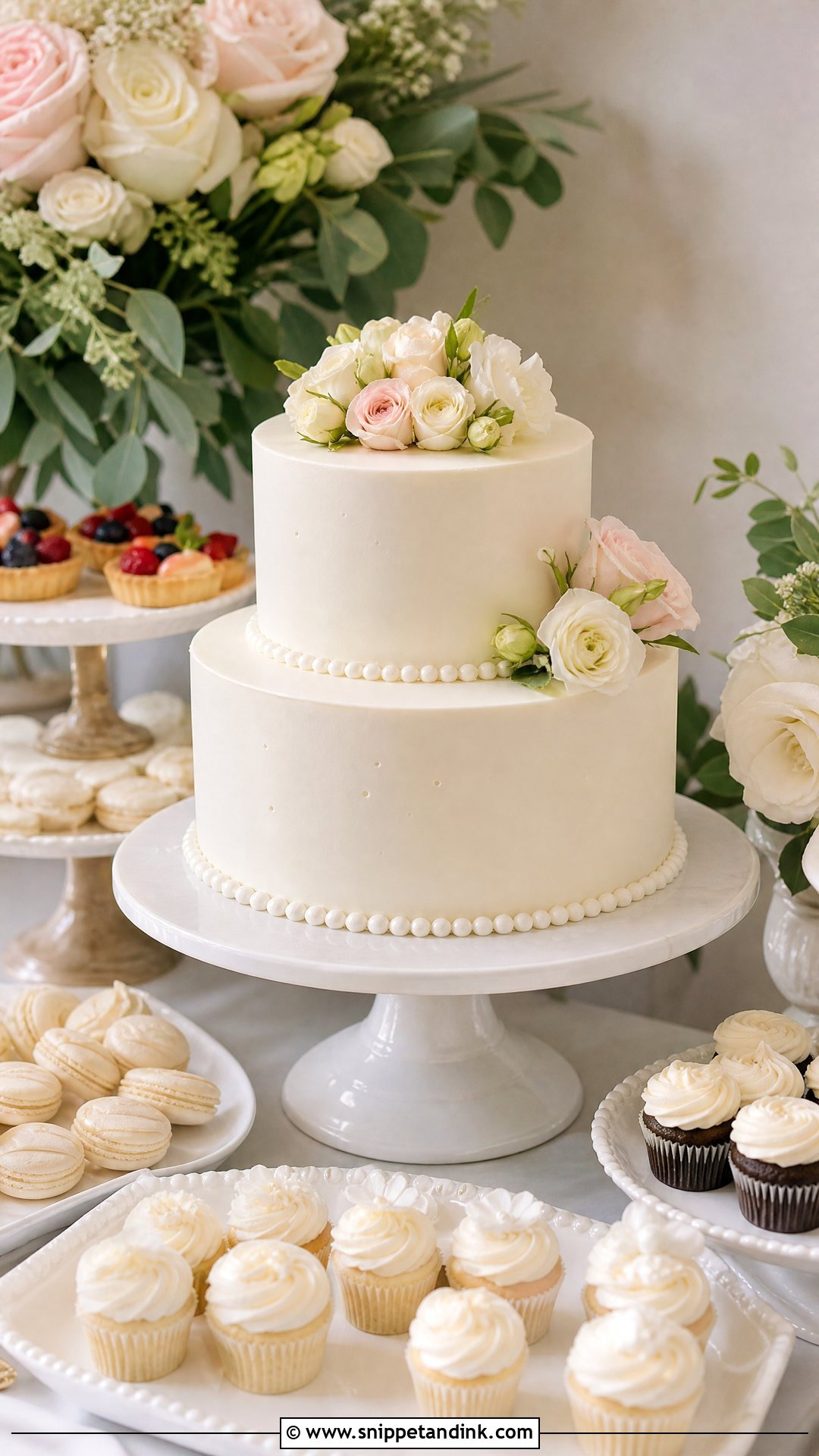 Dessert Table Wedding Cake - Snippet and Ink - 20 Nice Cake Ideas for Wedding